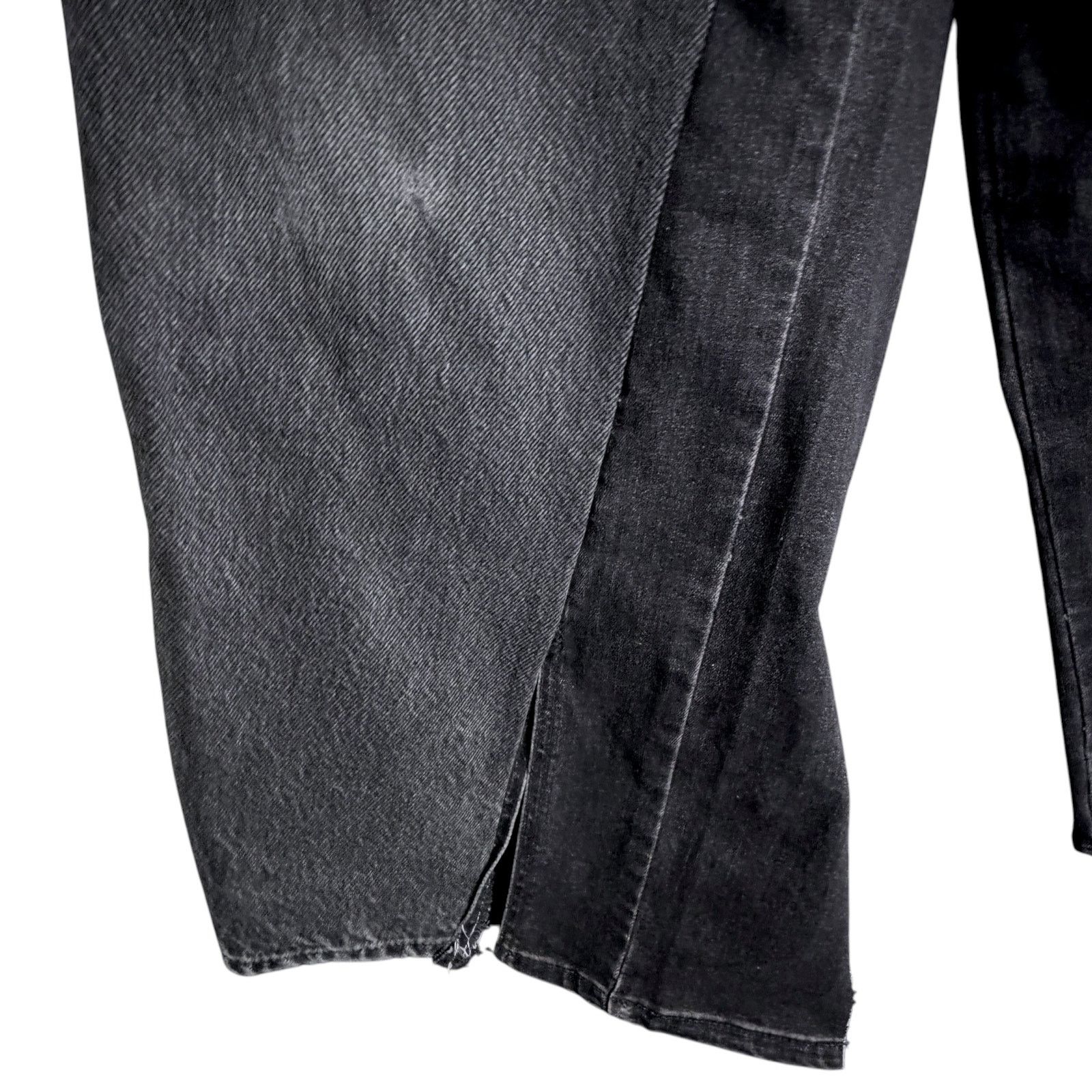 Empyre Empyre Black Wash Jeans Size 24x24 Baggy Y2K Style Custom Size 24" / US 00 / IT 34 - 5 Thumbnail