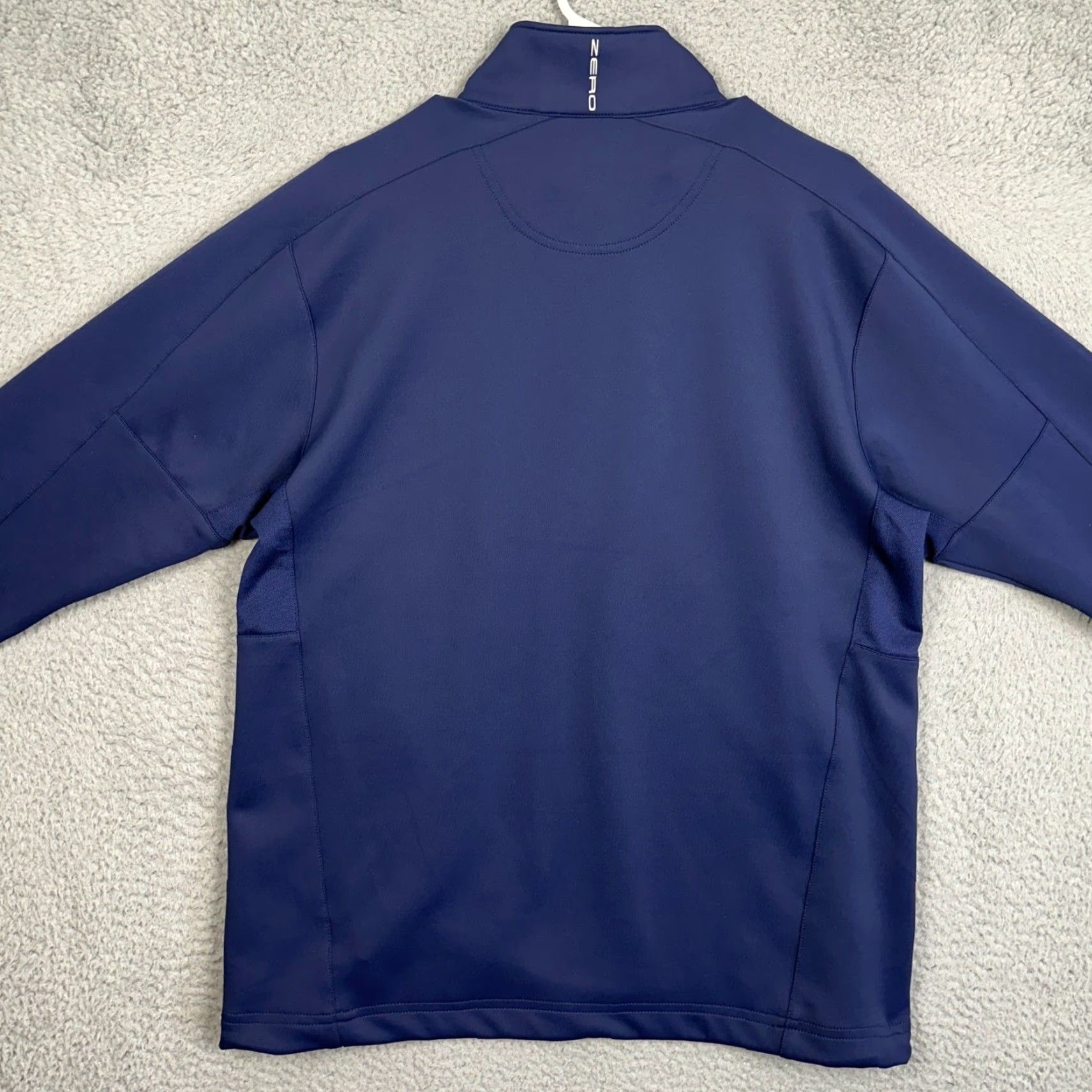 Vintage Zero Restriction Tour Series Sweatshirt Mens M Blue Golf Quarter Zip EUC Size US M / EU 48-50 / 2 - 2 Thumbnail