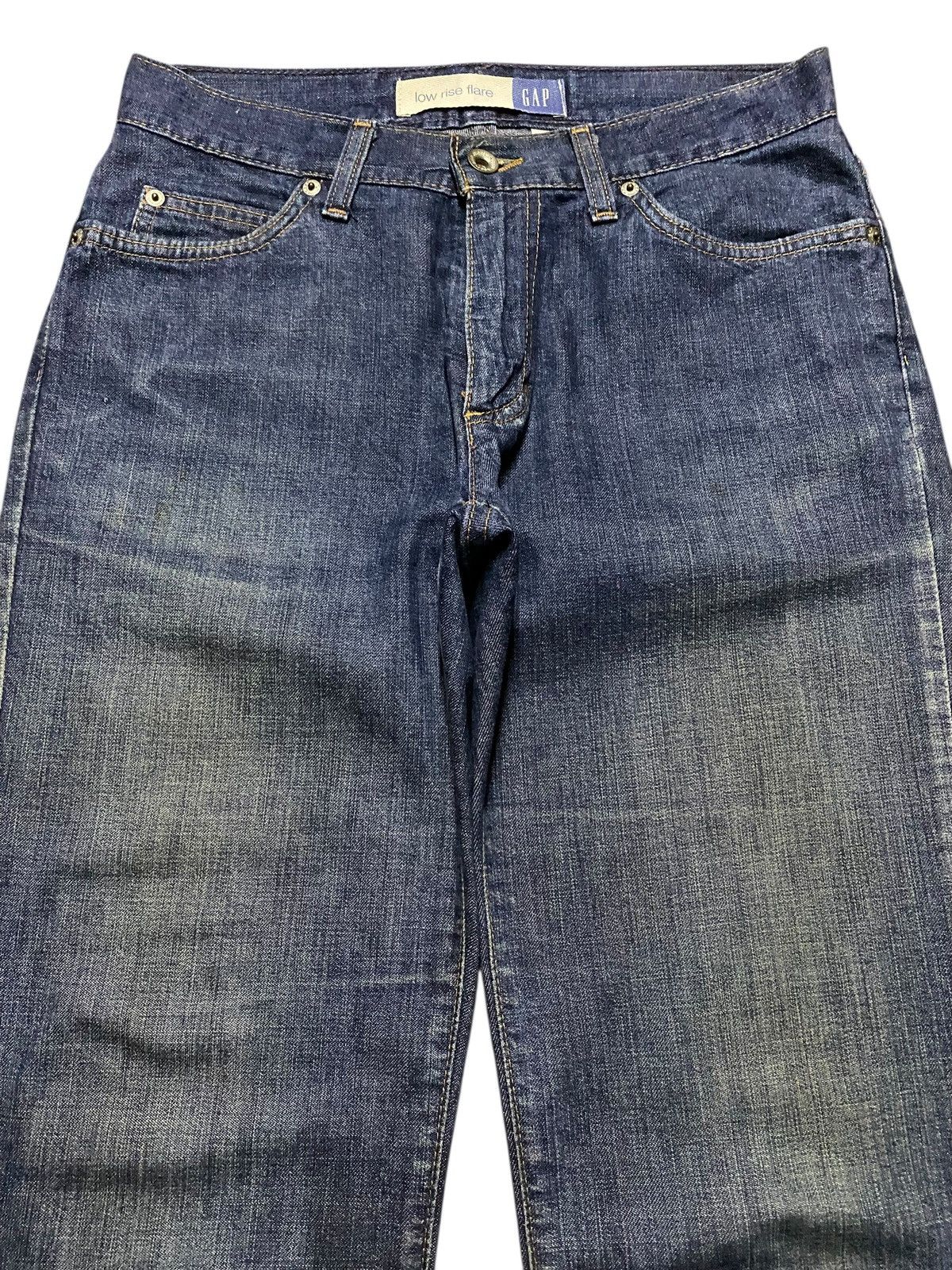 Denim & Co. Vintage Gap Jeans Mud Wash Distressed Flare Jeans Size US 29 - 3 Thumbnail
