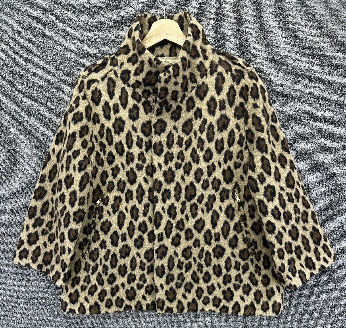 Japanese Brand × Vintage Vintage Pinceau Leopard Style Wool Jacket Size M / US 6-8 / IT 42-44 - 1 Thumbnail
