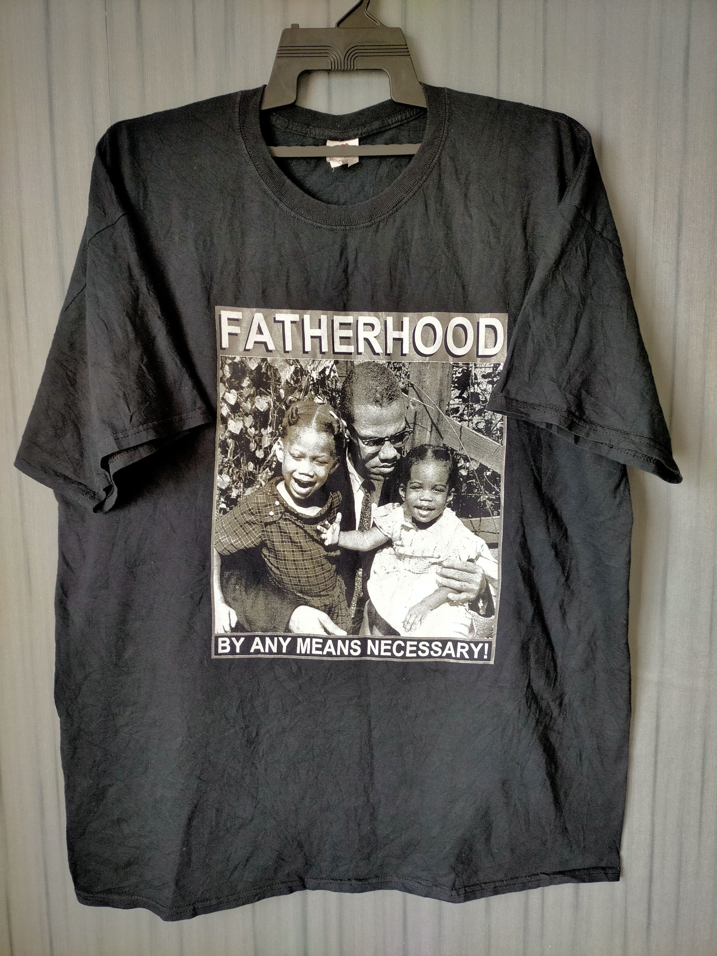 Rap Tees Vintage Malcom X Rap Tees Black tee Size US XXL / EU 58 / 5 - 1 Thumbnail