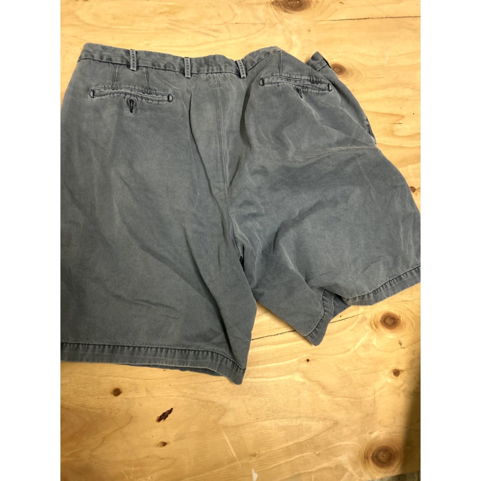 Peter Millar Peter Millar Distressed Blue Khaki Chino Shorts 40 Cotton EUC Mens Shorts Size 40 Regular Blue Distressed Chino Peter Millar EUC Size US 40 / EU 56 - 4 Thumbnail