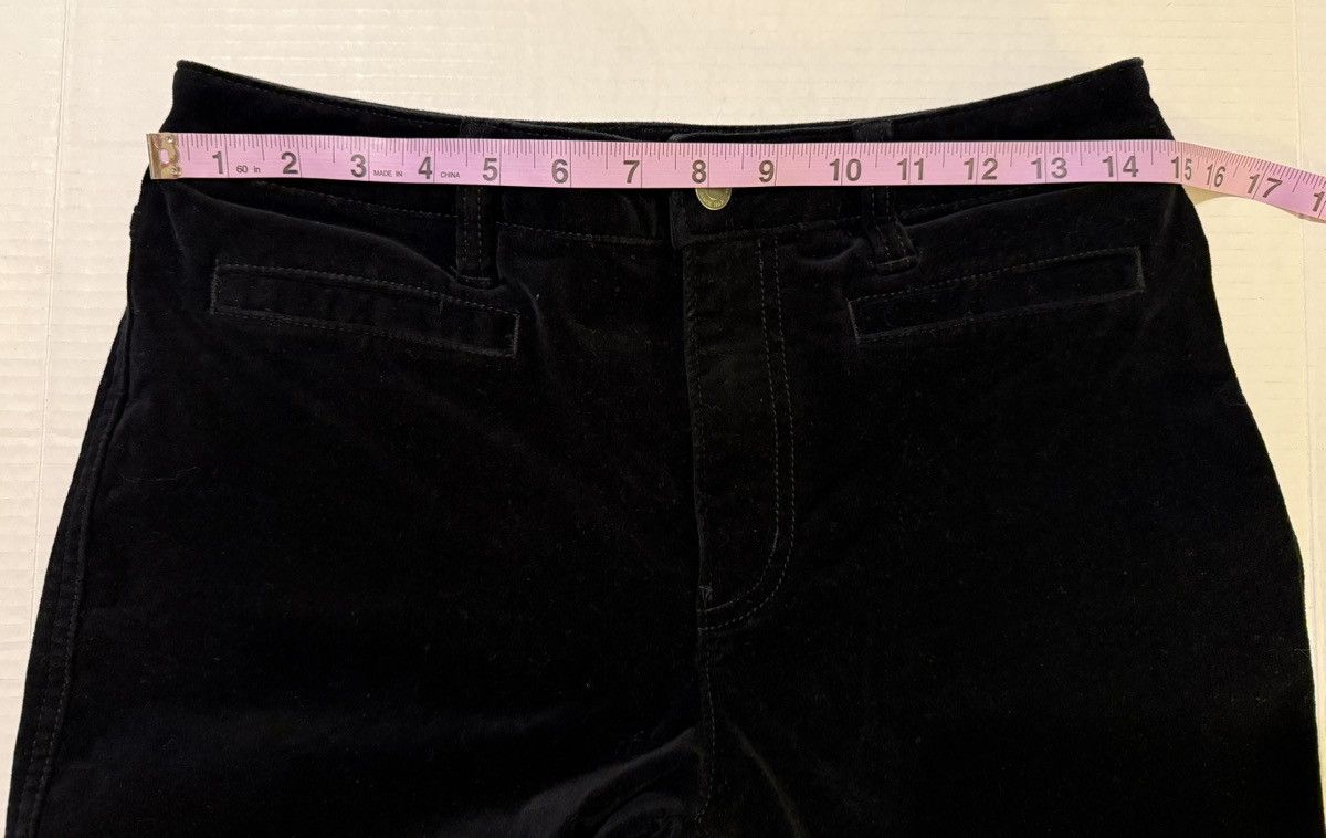 Lands' End Lands’ End Blue Corduroy & Black Velvet Pant Slim Size 8 Size 30" / US 8 / IT 44 - 8 Thumbnail