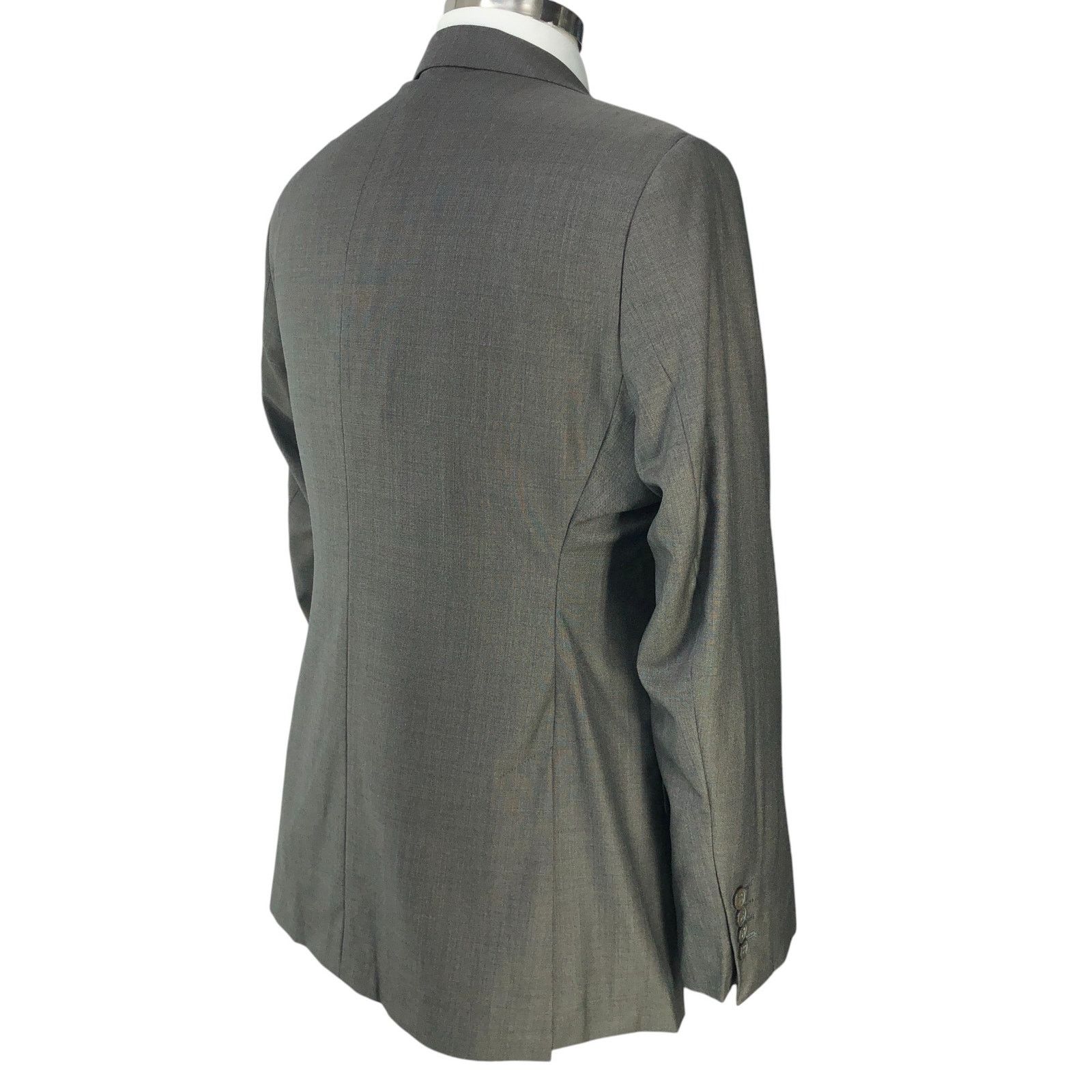 J.Hilburn J Hilburn 40S Sport Coat Blazer Revenge Super 150s Gray $976 Size 40S - 10 Thumbnail