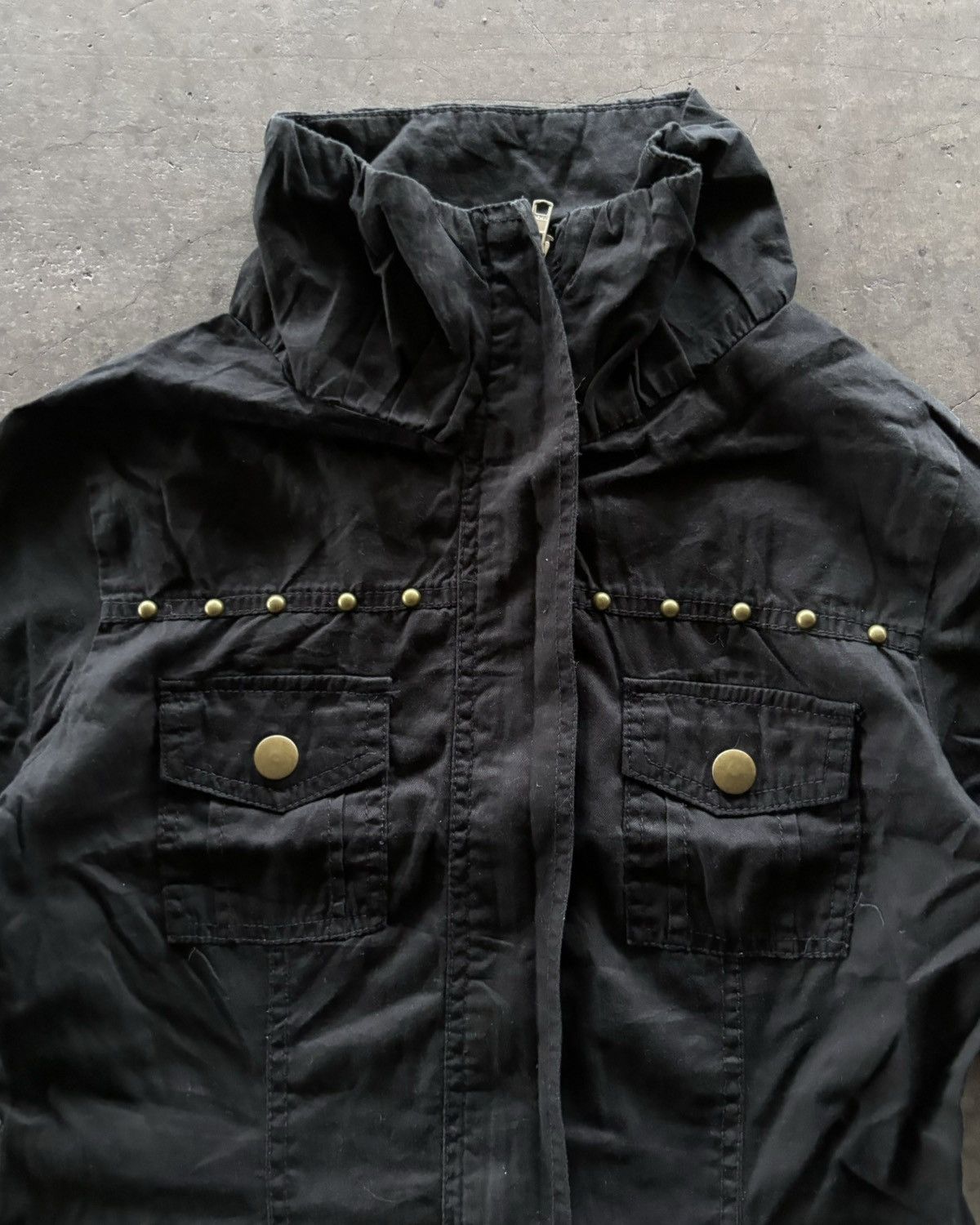 If Six Was Nine Cornflake Vkei Studed Parkas Jacket Size US M / EU 48-50 / 2 - 3 Thumbnail