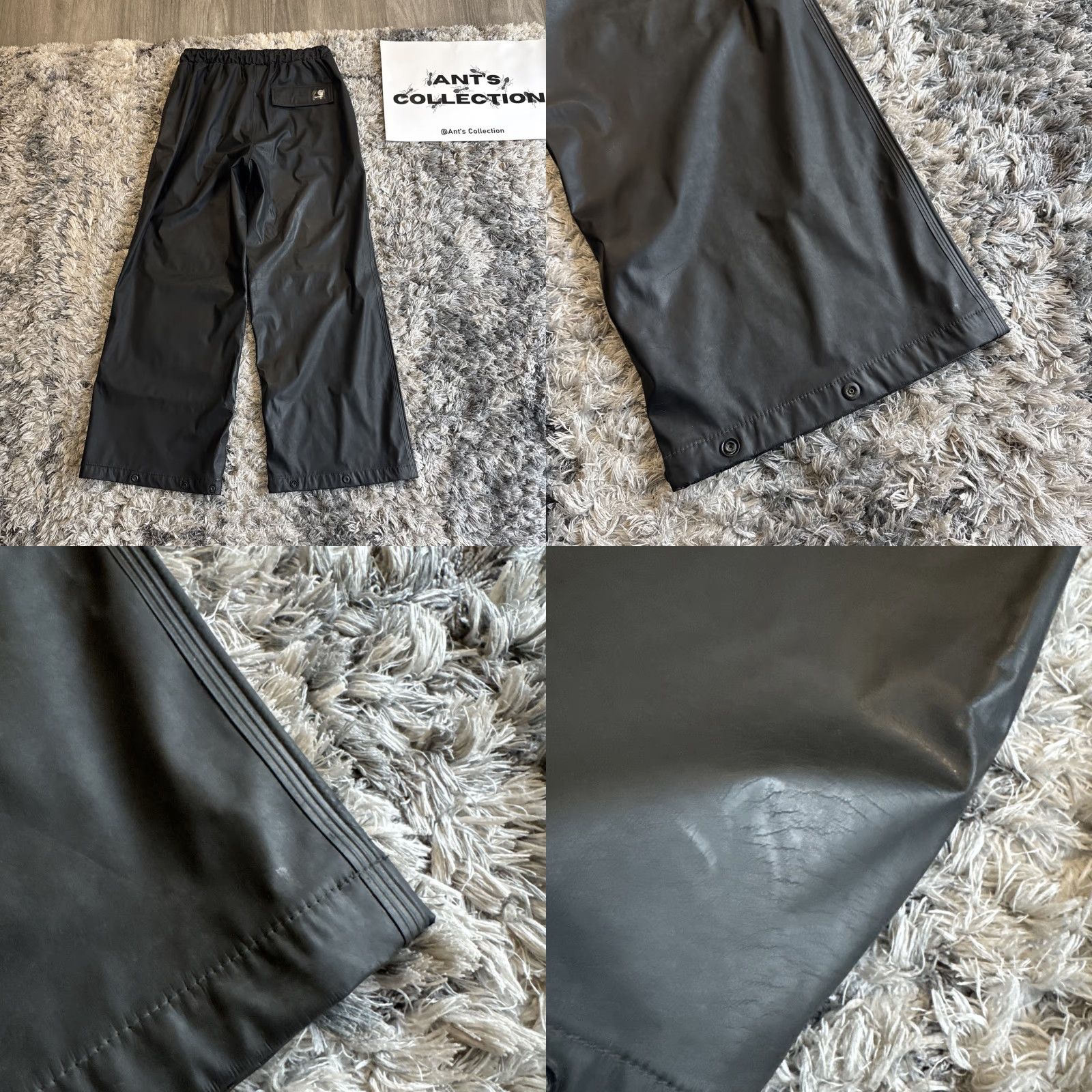 Carhartt VINTAGE Carhartt Rain Pants Polyurethane Double Knee 100250001 Mens M Black Pants Mens 30 in Inseam Size US 31 - 9 Thumbnail