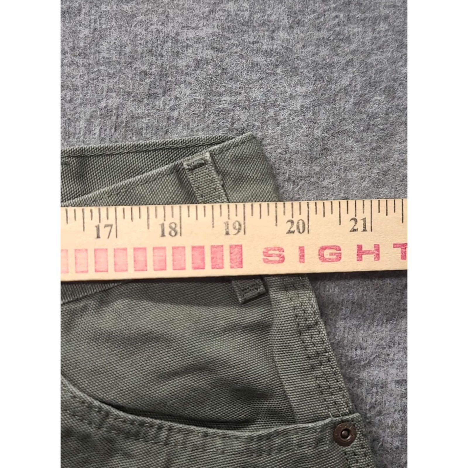 Dickies Dickies Carpenter Jeans Mens 38x30 Relaxed Straight Leg Workwear Rugged Green Cotton Denim 90s Mens Size US 38 / EU 54 - 4 Thumbnail