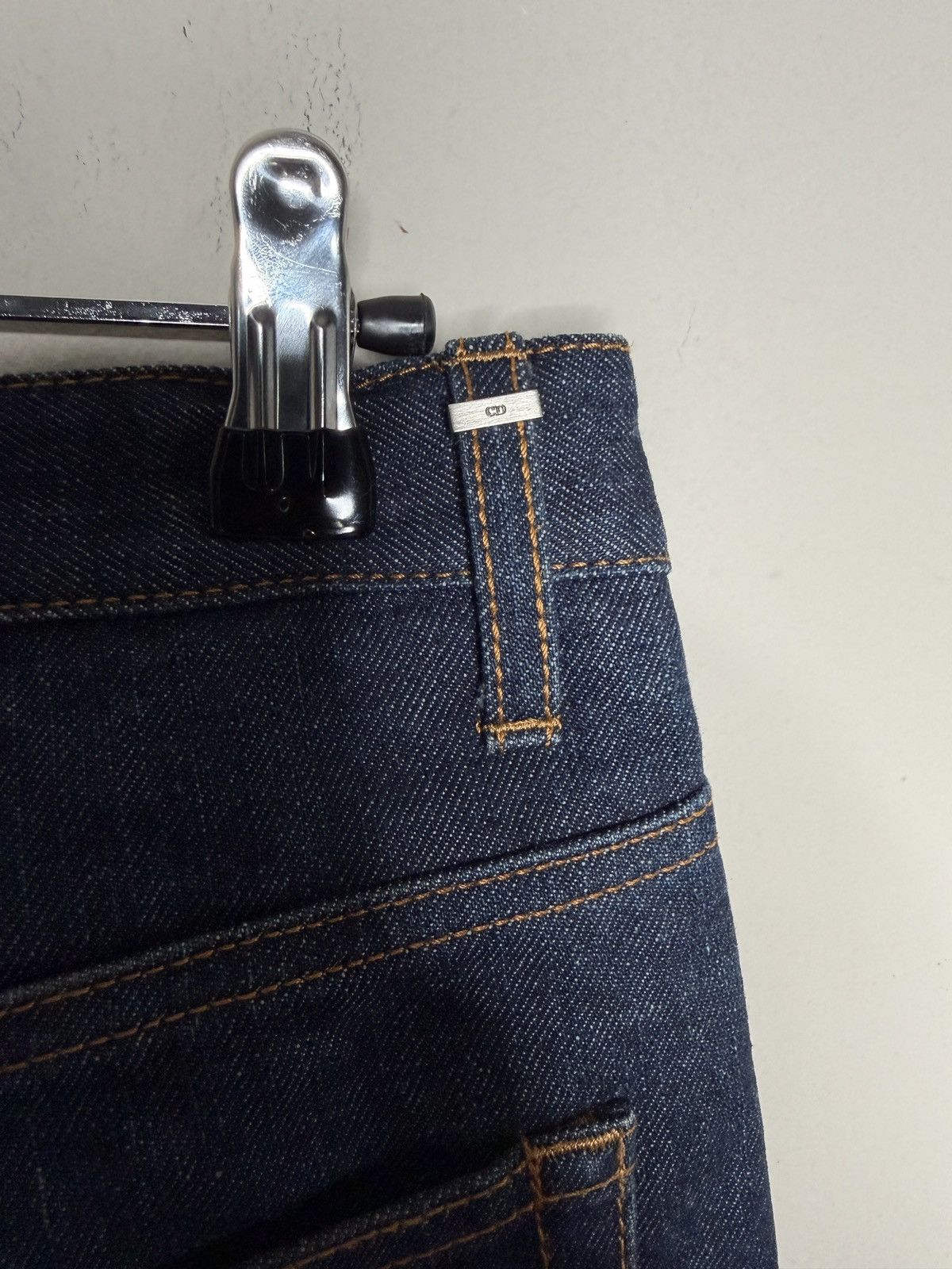 Dior Dior Homme Dark Indigo 17CM Skinny Denim Size US 27 - 6 Thumbnail