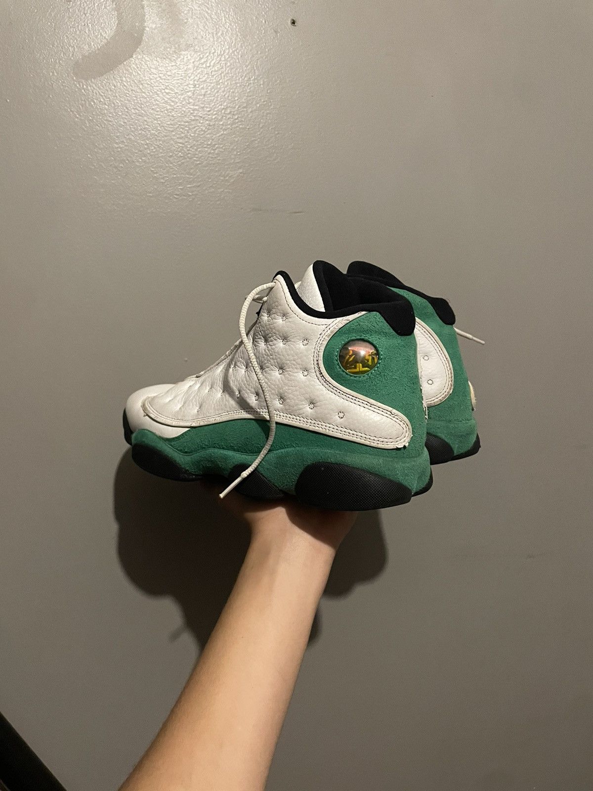 Jordan Brand Jordan 13 Lucky Green, Men’s Size 10.5(US) Barely Worn Size US 10.5 / EU 43-44 - 2 Thumbnail