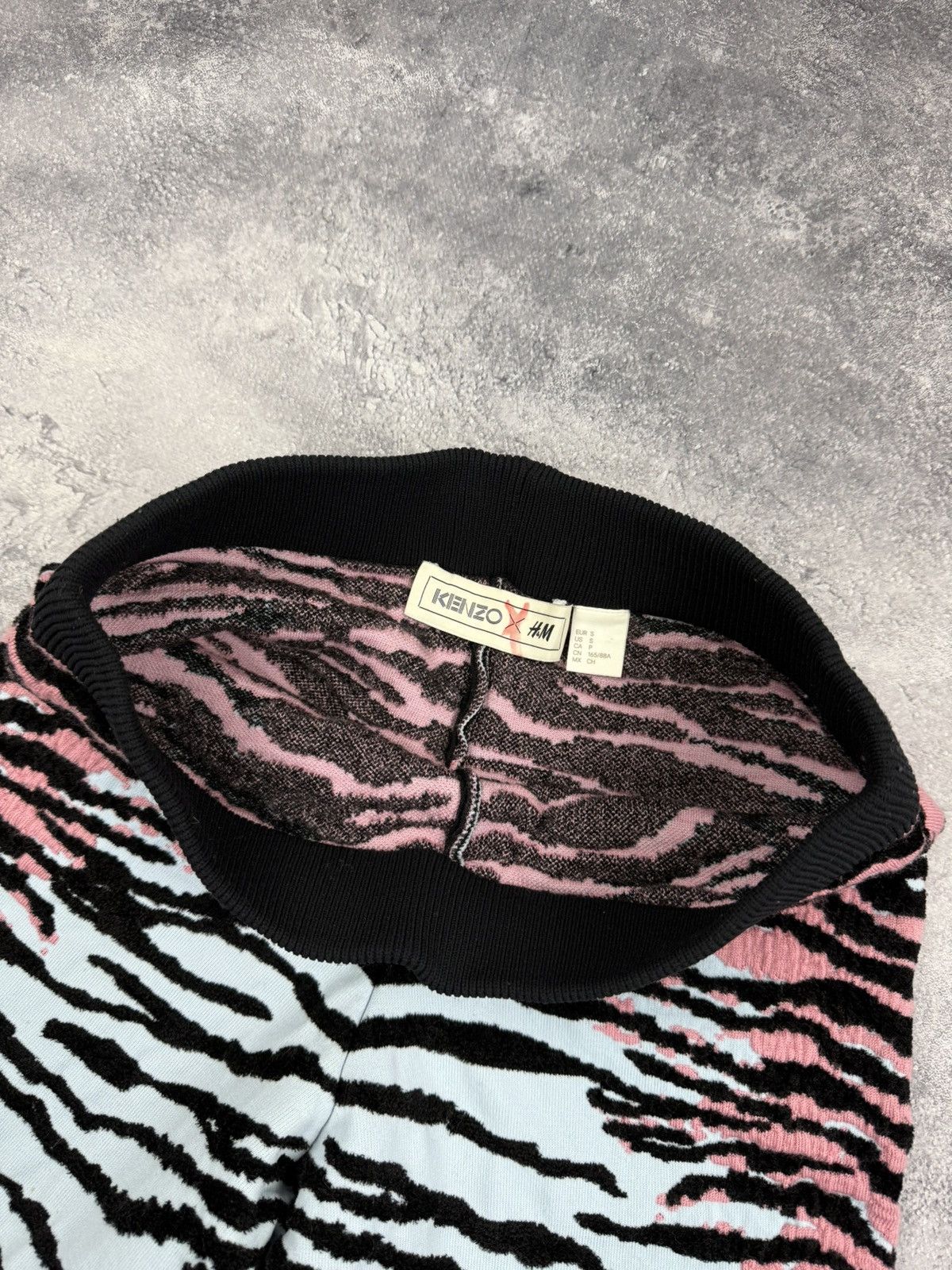 H&M × Kenzo Kenzo x H&M Flared Zebra Pants Wool Padded Trousers Rare Size 28" / US 6 / IT 42 - 10 Thumbnail