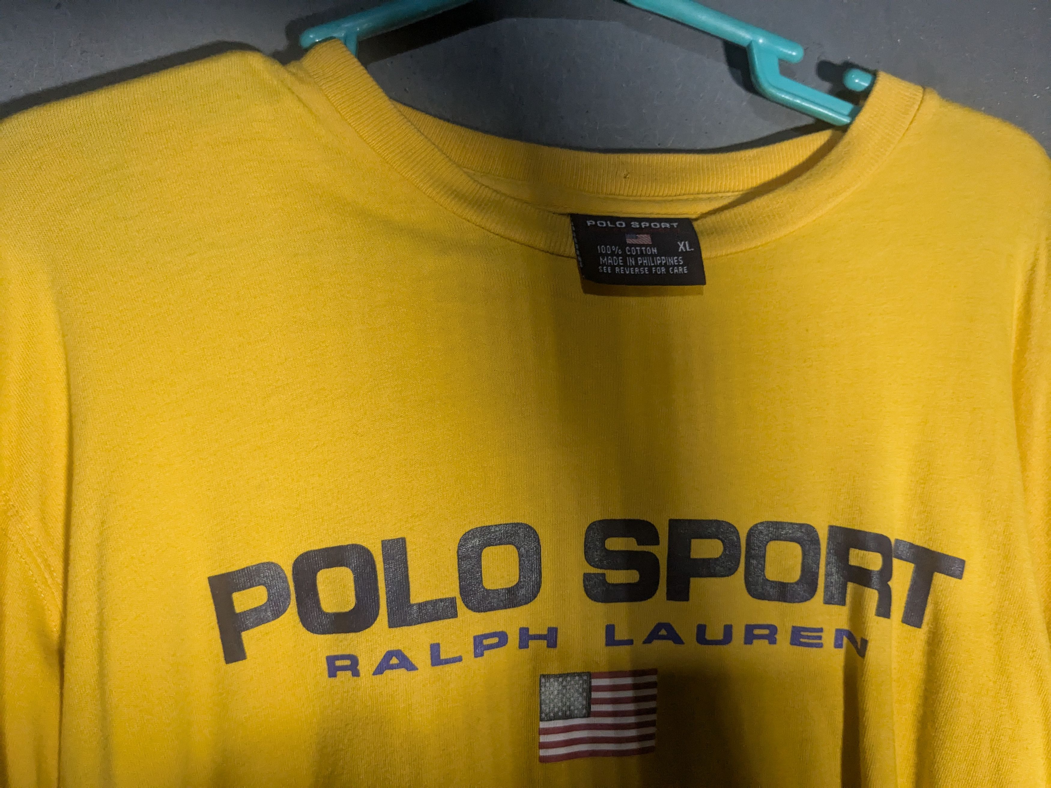 Ralph Lauren polosport long sleeve t-shirt authentic 90's made in USa Size US XL / EU 56 / 4 - 8 Thumbnail