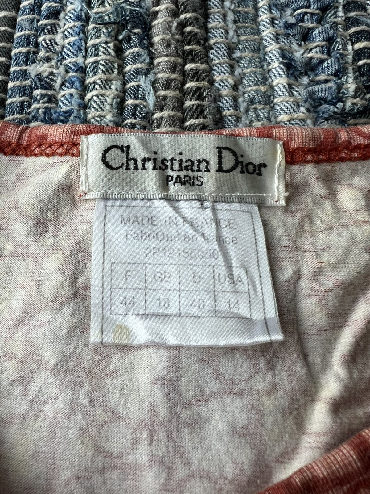 Christian Dior Monsieur Christian Dior Galliano J'adore Swarovski Oblique Monogram Size L / US 10 / IT 46 - 6 Thumbnail