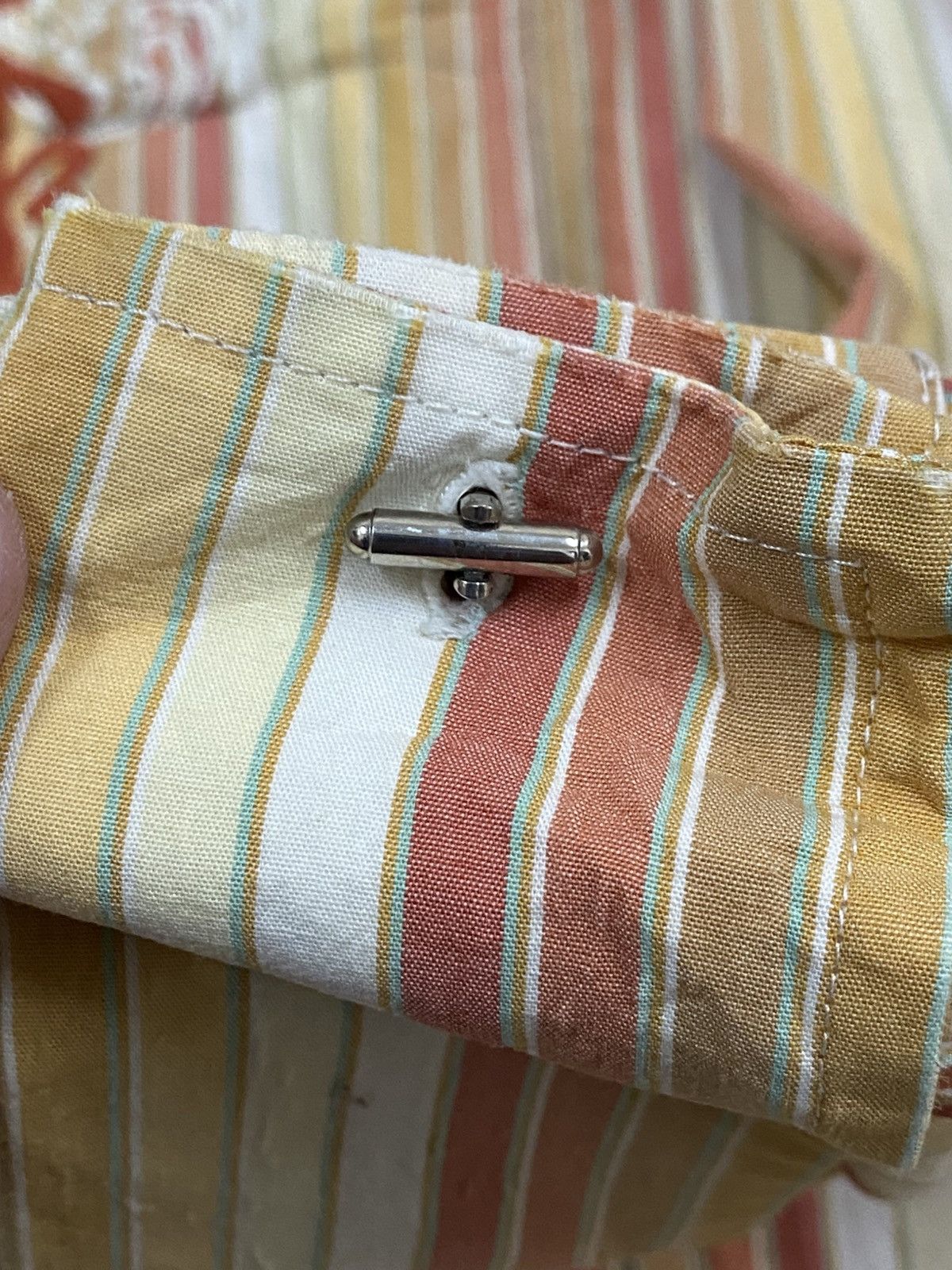 Marithe + Francois Girbaud Vintage Marithé François Girbaud Striped Shirt- Embroidered Size US XL / EU 56 / 4 - 11 Thumbnail