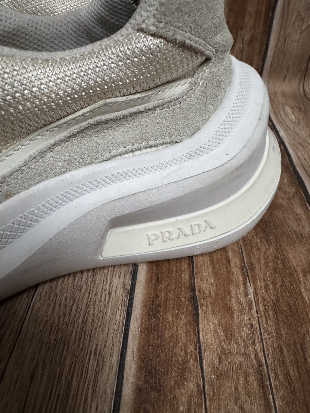 Prada panelled chunky suede sneaker Size US 7.5 / EU 40-41 - 7 Thumbnail
