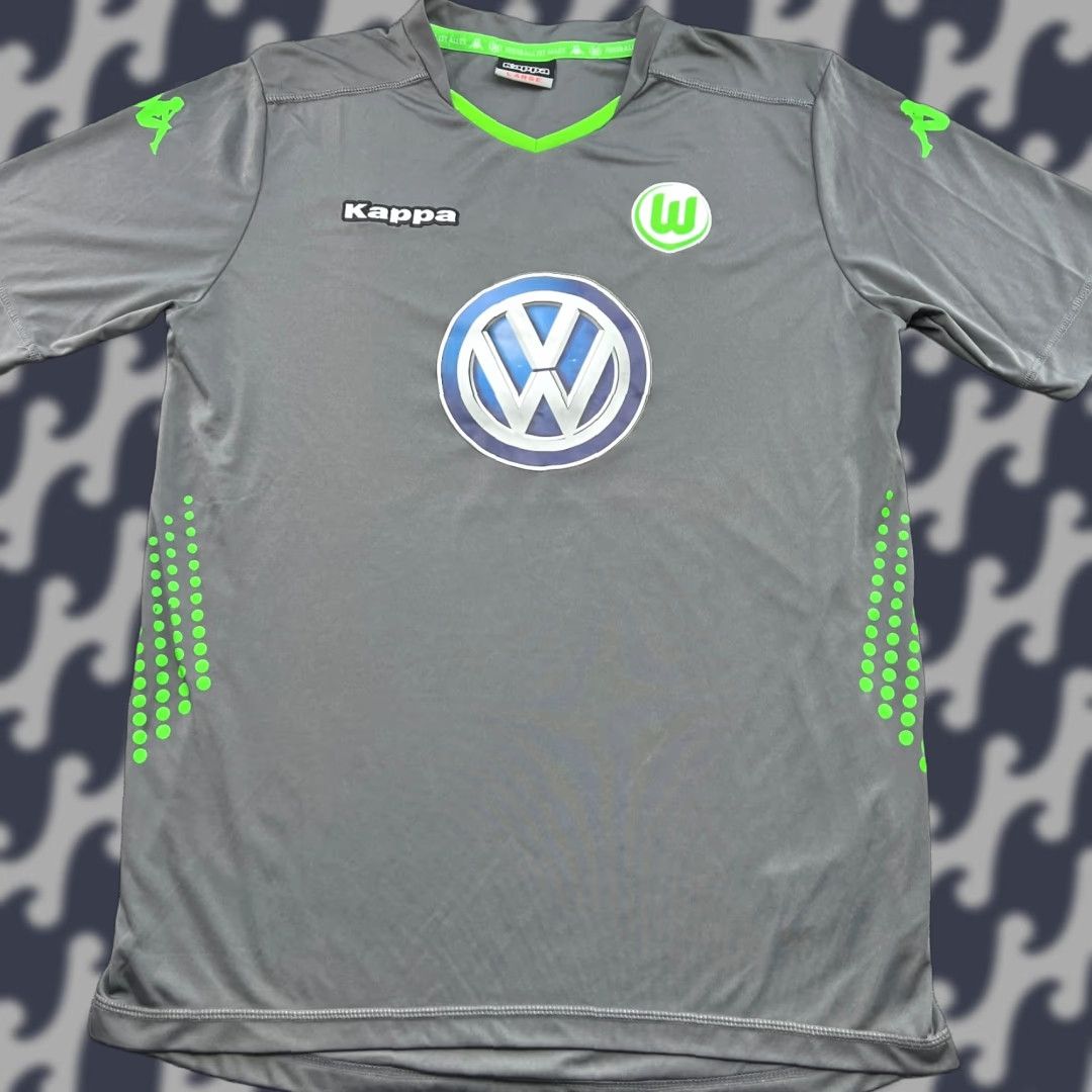 Kappa VFL Wolfsburg 2014 2015 Training Jersey Football Mens Large Kappa Shirt Sports Size US L / EU 52-54 / 3 - 1 Thumbnail