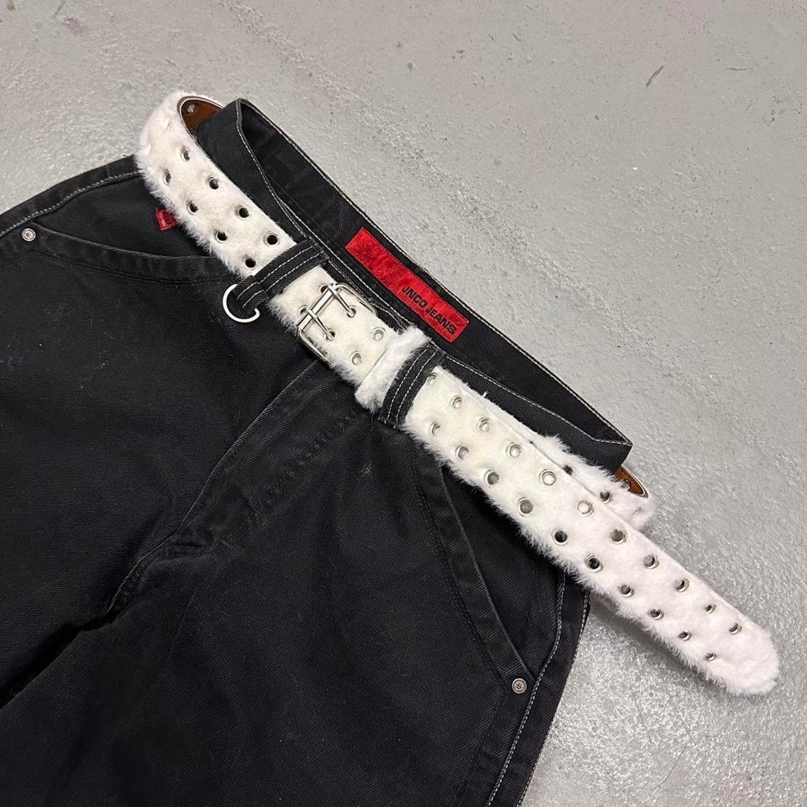 Other White fur belt vintage 2000s Size ONE SIZE - 4 Thumbnail