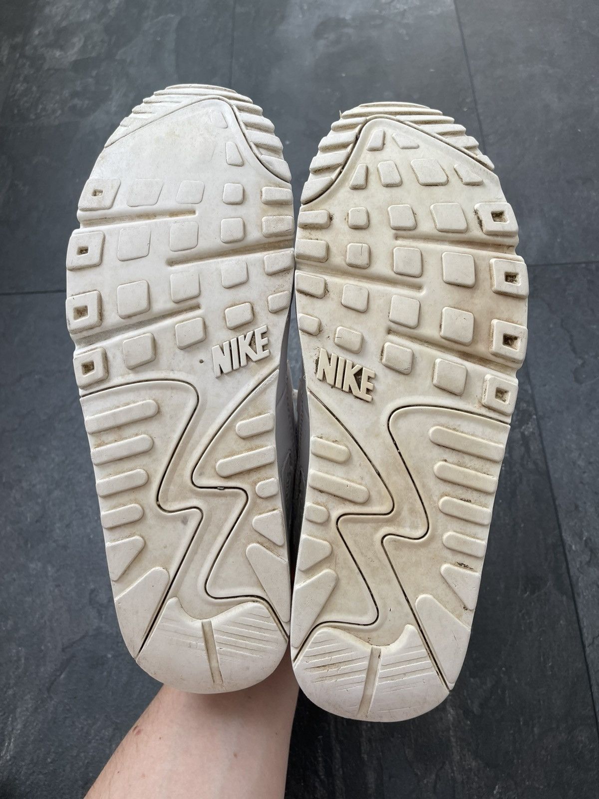 Nike Nike Air Max 90 White Leather Size US 12 / EU 45 - 15 Thumbnail