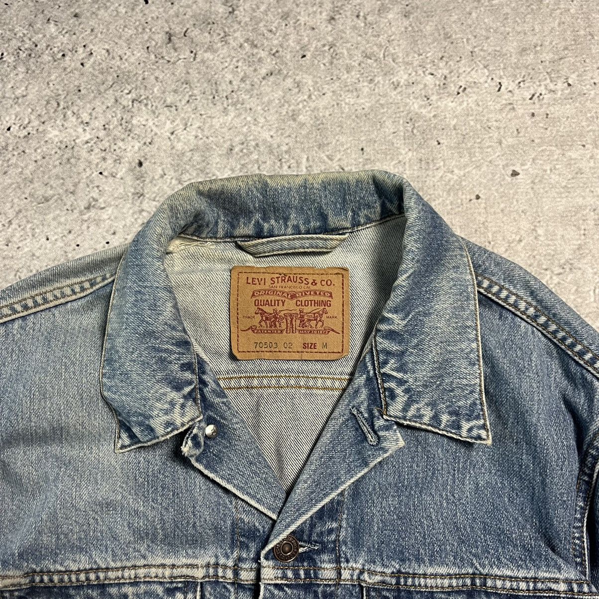 Levi's × Levi's Vintage Clothing × Vintage Levis trucker jacket vintage M 90s made in italy washed Size US M / EU 48-50 / 2 - 4 Thumbnail