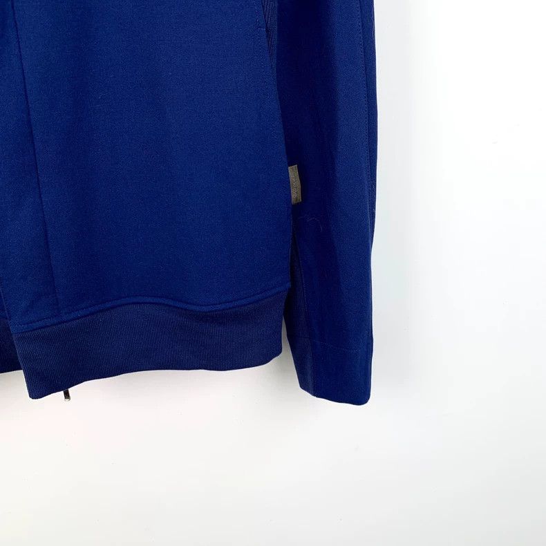 Loro Piana LORO PIANA Dark blue woolen hooded long sleeve jacket coat Size US S / EU 44-46 / 1 - 4 Thumbnail