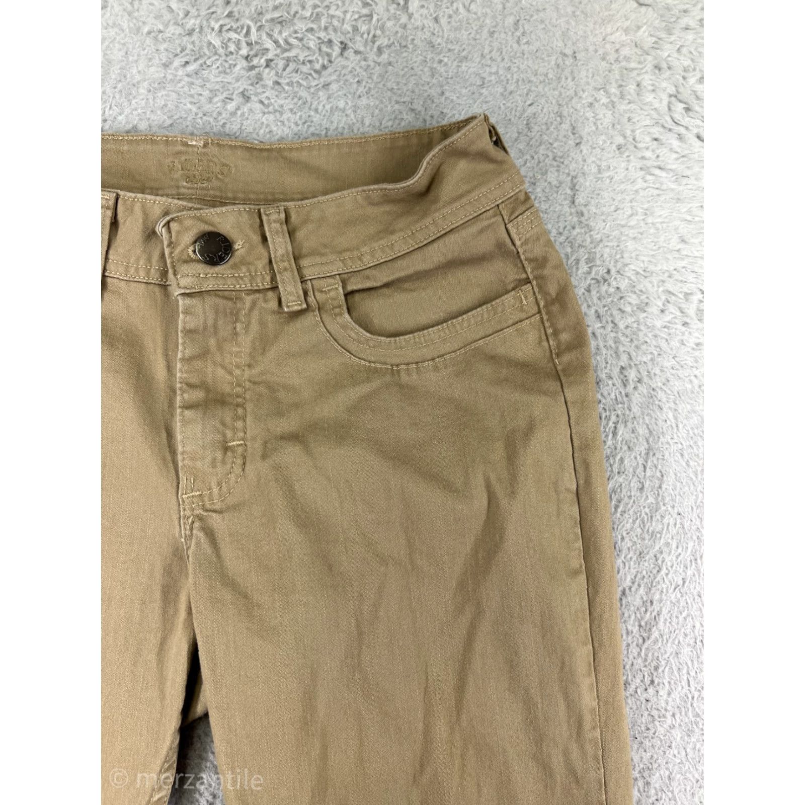 Lee Lee Jeans Womens 10P Beige Denim Bootcut Riders Cotton Blend Stretch Pants Size 32" / US 10 / IT 46 - 7 Thumbnail