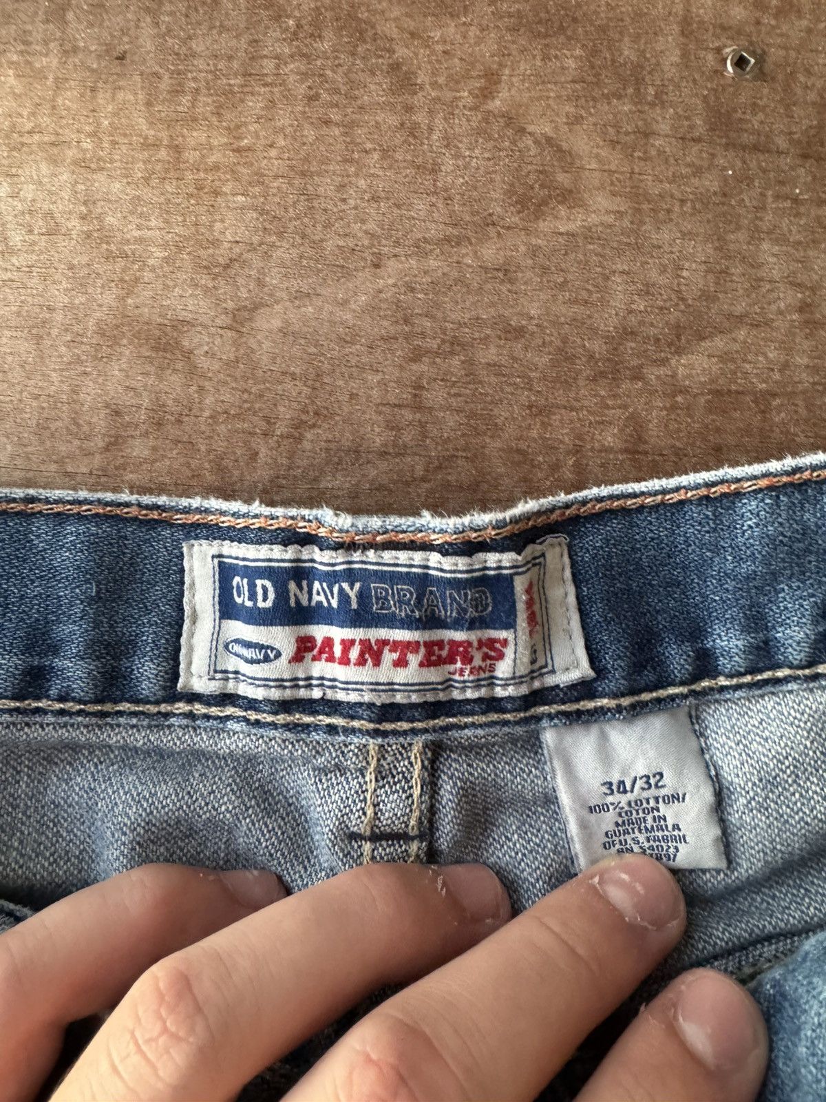 Old Navy Vintage baggy painters Jeans Size US 34 / EU 50 - 4 Thumbnail