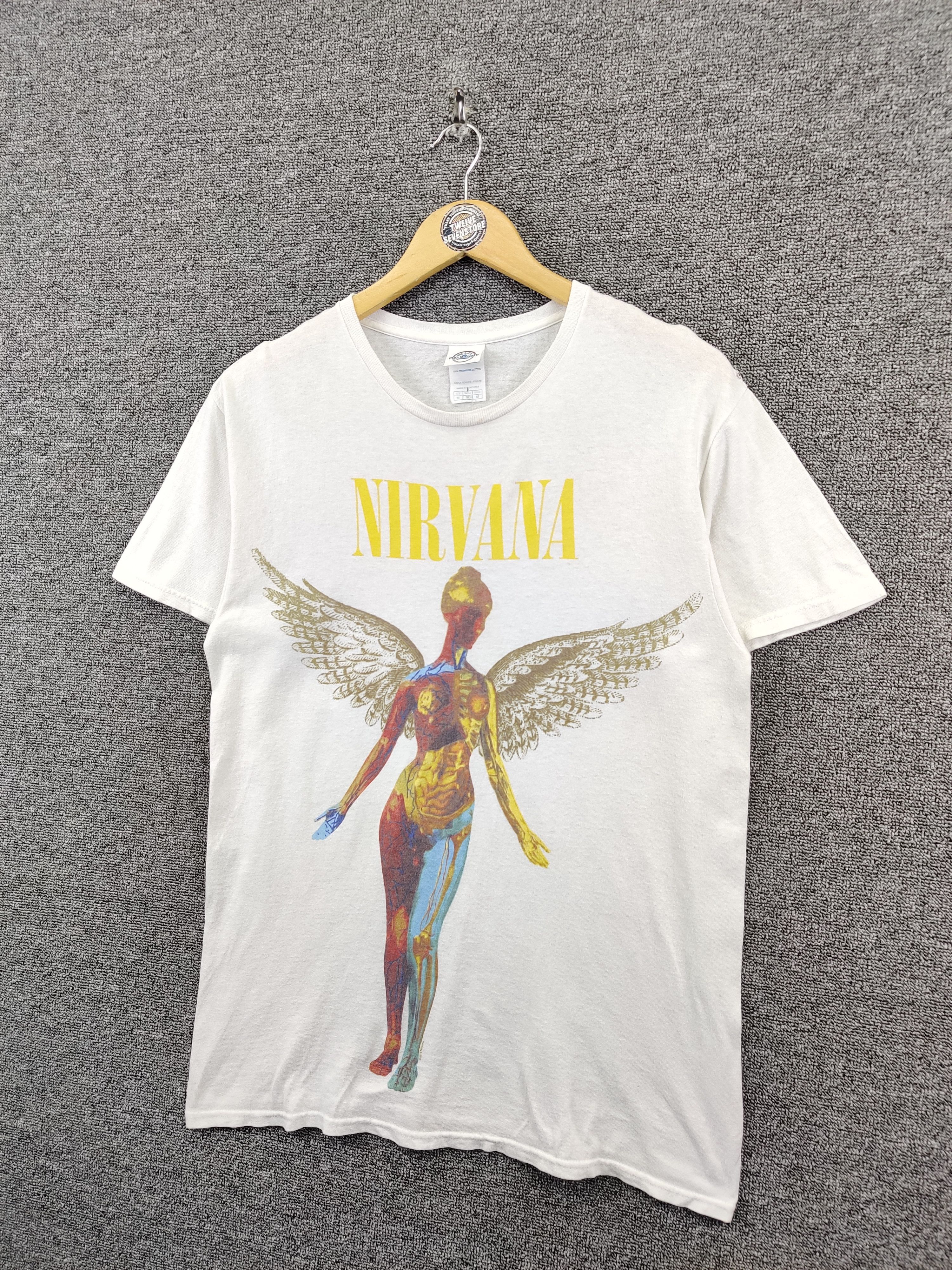Band Tees Vintage Nirvana In Utero Band Tee Tshirt Size US M / EU 48-50 / 2 - 2 Thumbnail