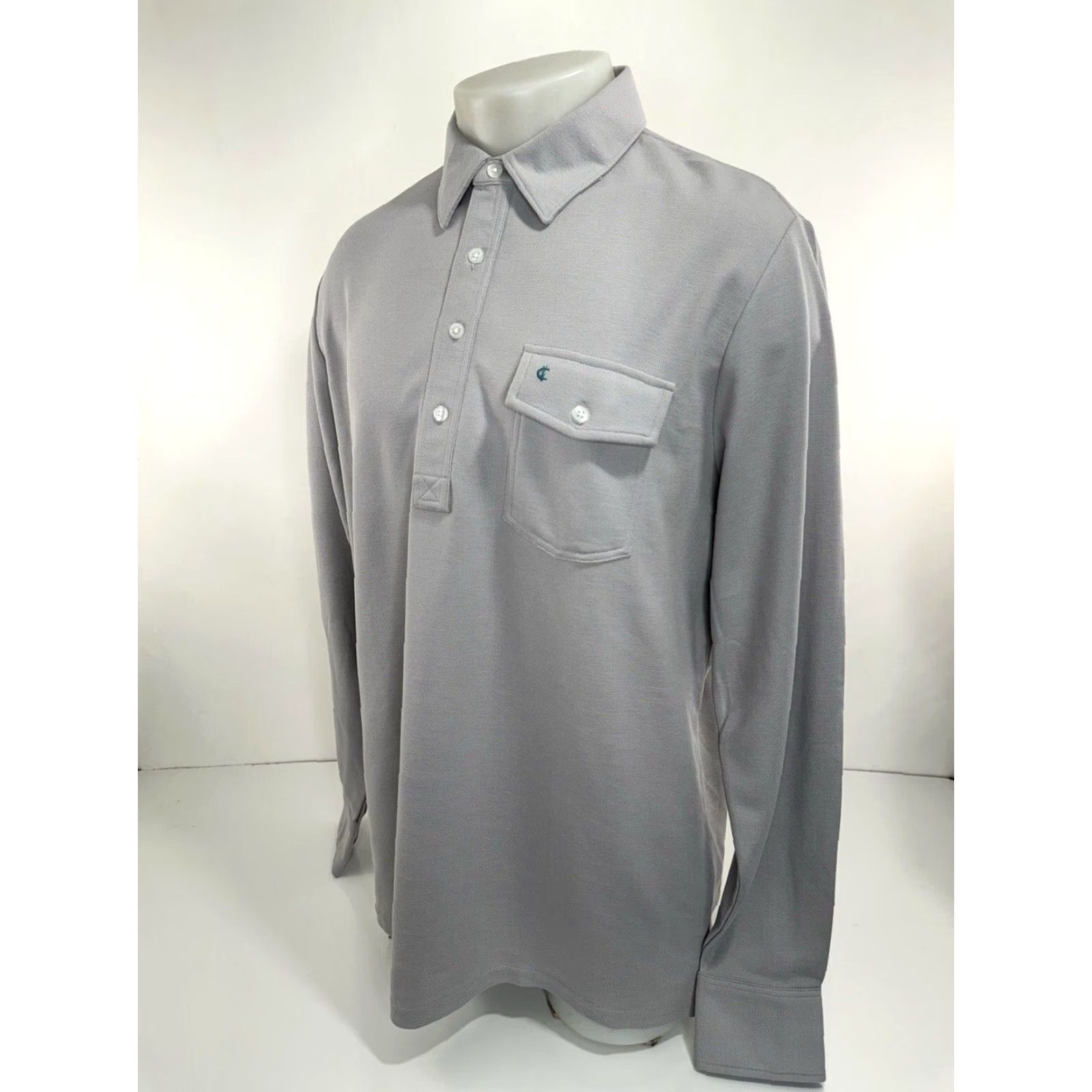 Logo 7 Criquet Rugby Mens L Pullover Knit Embroidered Logo Shirt (New w TAG) Size US L / EU 52-54 / 3 - 3 Thumbnail
