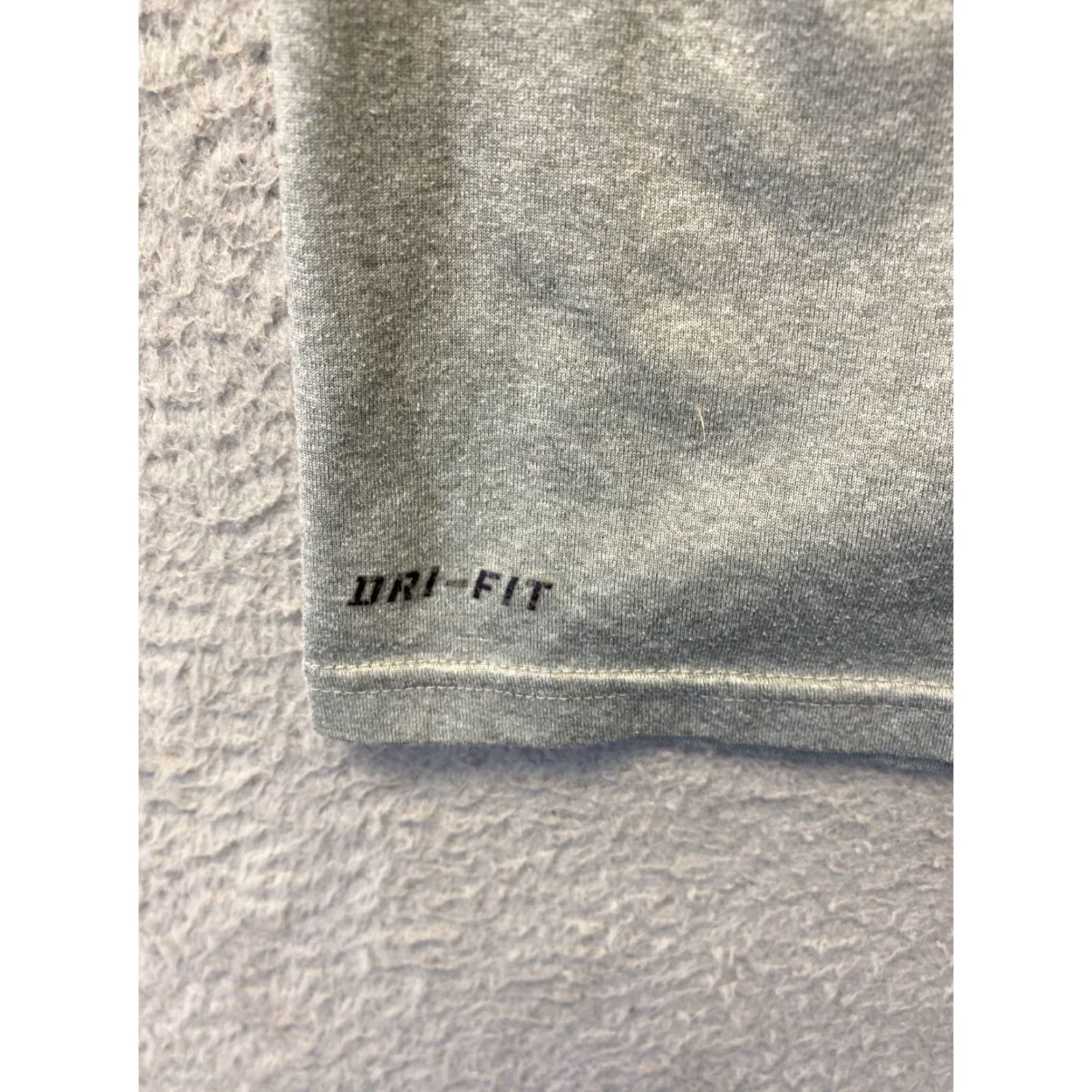 Nike Nike Dri-Fit T-Shirt S/S Men's Large Gray Logo Sports Shirt Size US L / EU 52-54 / 3 - 5 Thumbnail
