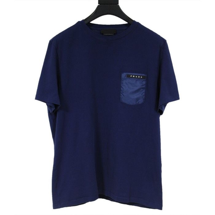 Prada nylon pocket t hot sale shirt