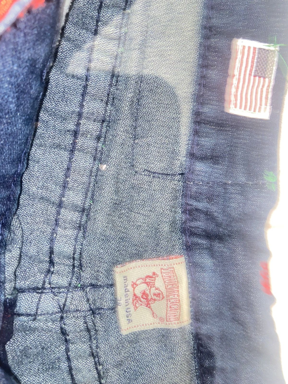 True Religion True Religion Ricky Super T World Tour Jeans Size US 28 / EU 44 - 4 Thumbnail