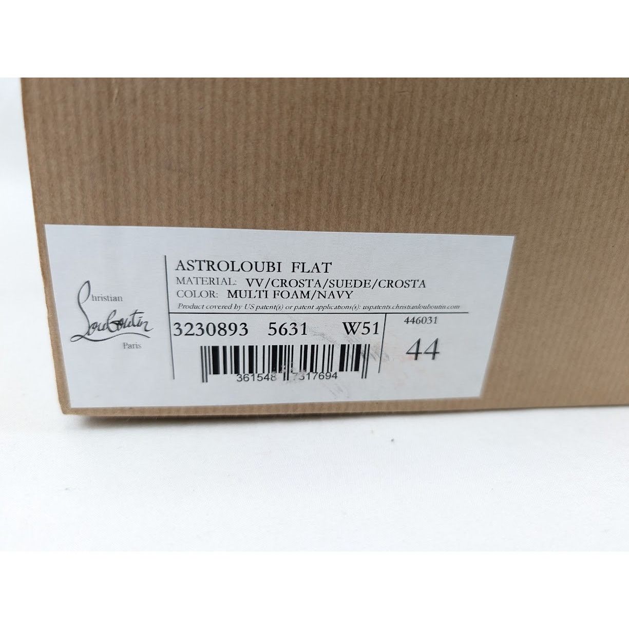 Christian Louboutin o1rshd1 Q:2 / Astro Loubi Flat Sneakers in Multi Foam/Navy Size US 11 / EU 44 - 21 Thumbnail