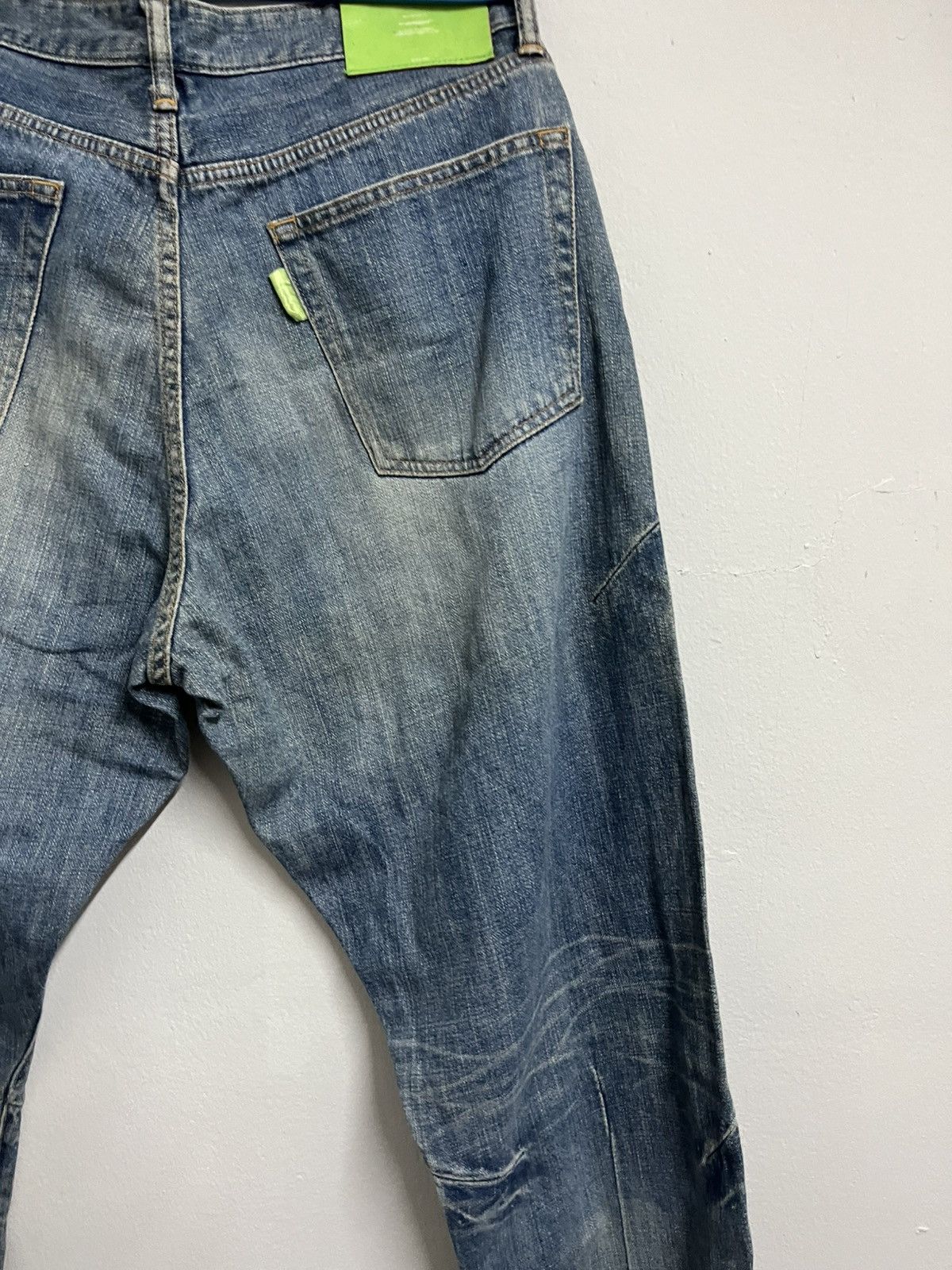 Swagger 🔥 2006 SWAGGER TRASHED DISTRESSED PATCHED JEANS Size US 33 - 14 Thumbnail