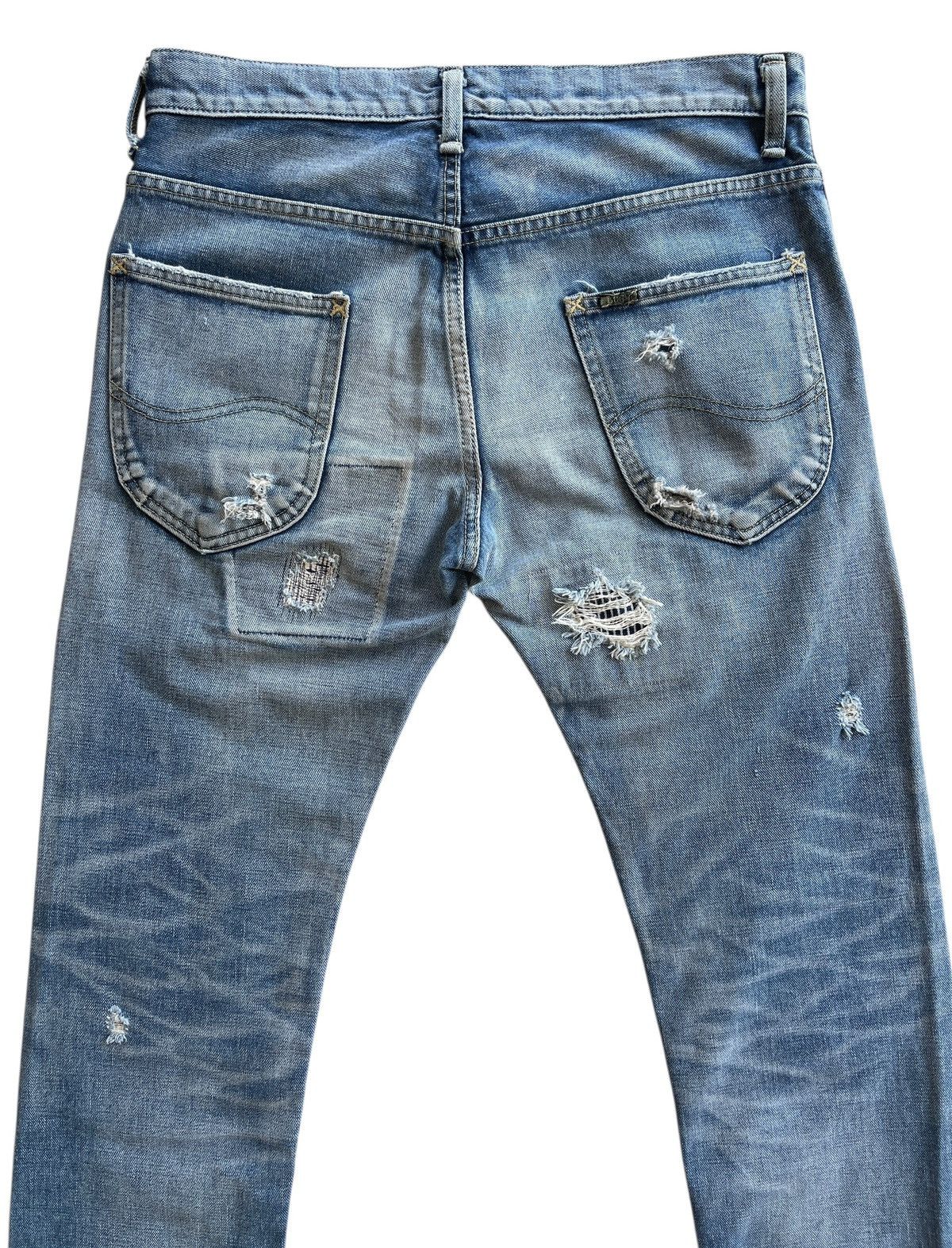 Lee LEE x AKM Patchwork Distressed Denim Size US 32 / EU 48 - 6 Thumbnail