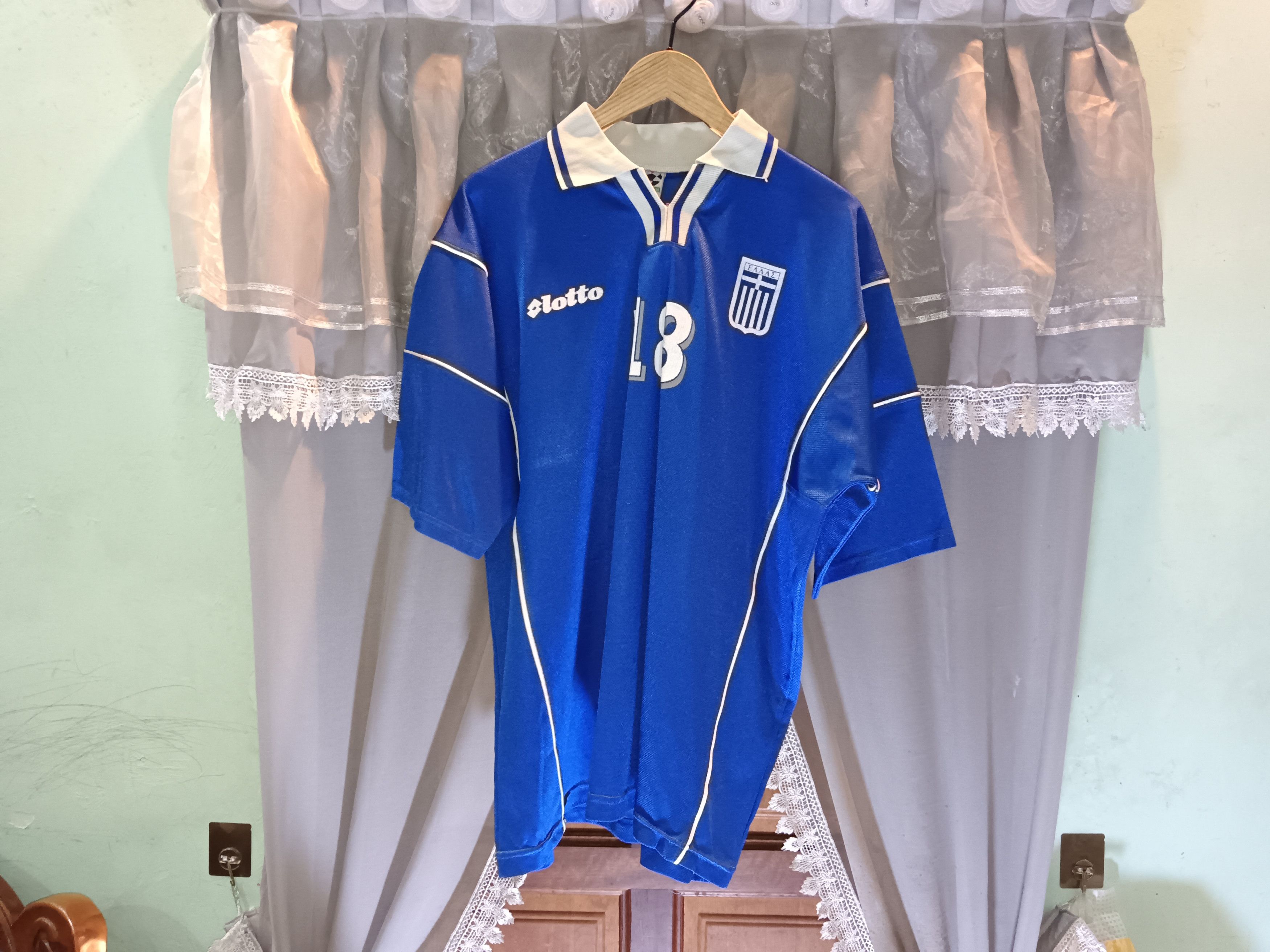 Lotto Sport Greece 2000 home third kit player issues Size US XXL / EU 58 / 5 - 1 Thumbnail