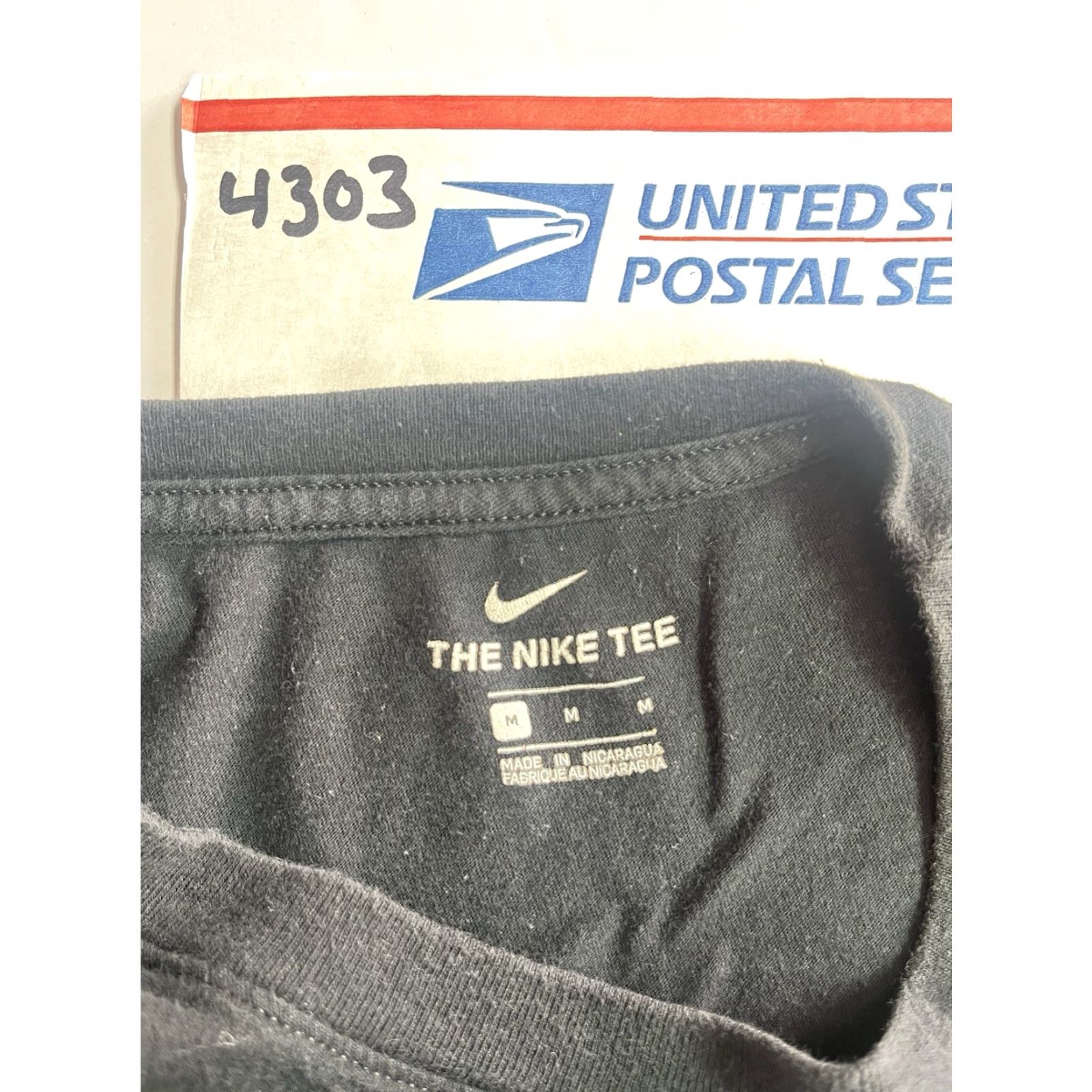 Nike Nike Tee T Shirt Short Sleeve Black Men's Size Medium Crewneck Logo Shirt Size US M / EU 48-50 / 2 - 7 Thumbnail