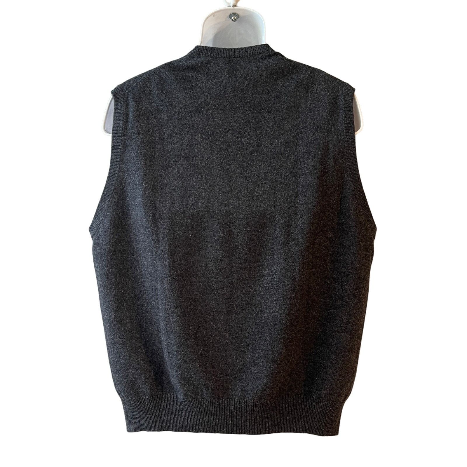 Vintage VINTAGE 90s Mark Shale Cashmere Sweater Vest Size Large Size US L / EU 52-54 / 3 - 2 Thumbnail