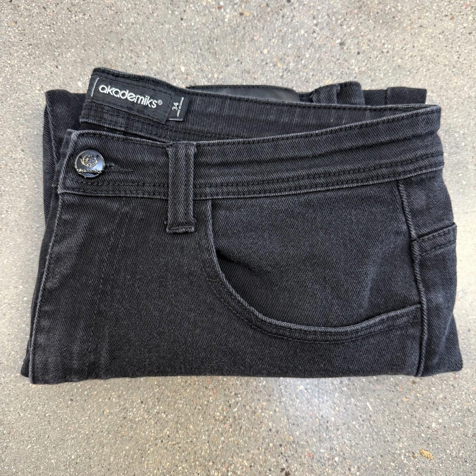 Akademiks Akademiks Shorts Mens 34 Black Denim Stretch Casual 5 Pocket Size US 34 / EU 50 - 7 Thumbnail