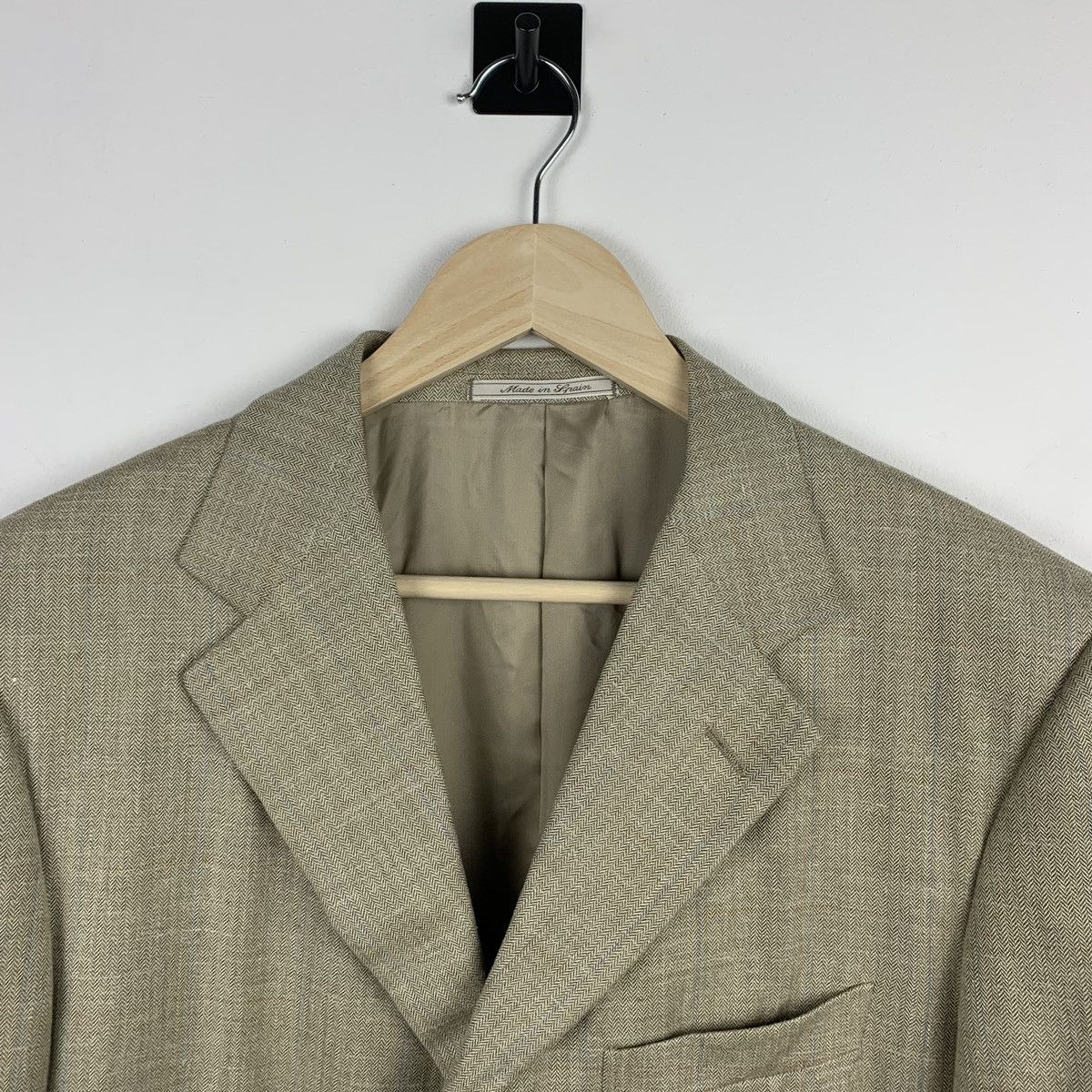 Ermenegildo Zegna Ermenegildo Zegna Wool Silk Linen Blazer 50R Made in Spain Size 50R - 6 Thumbnail
