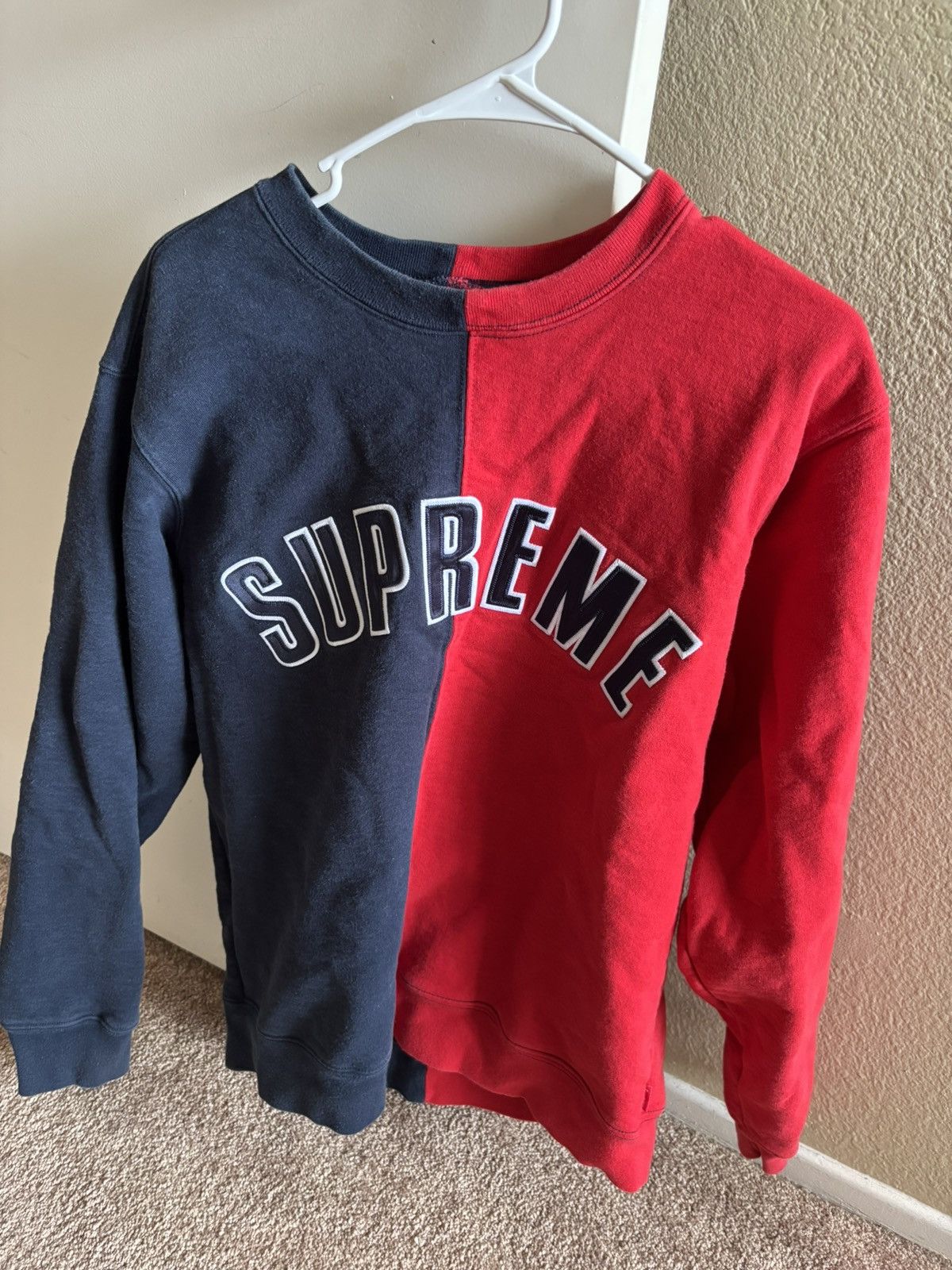 Supreme Supreme Split Crewneck Size US M / EU 48-50 / 2 - 2 Thumbnail