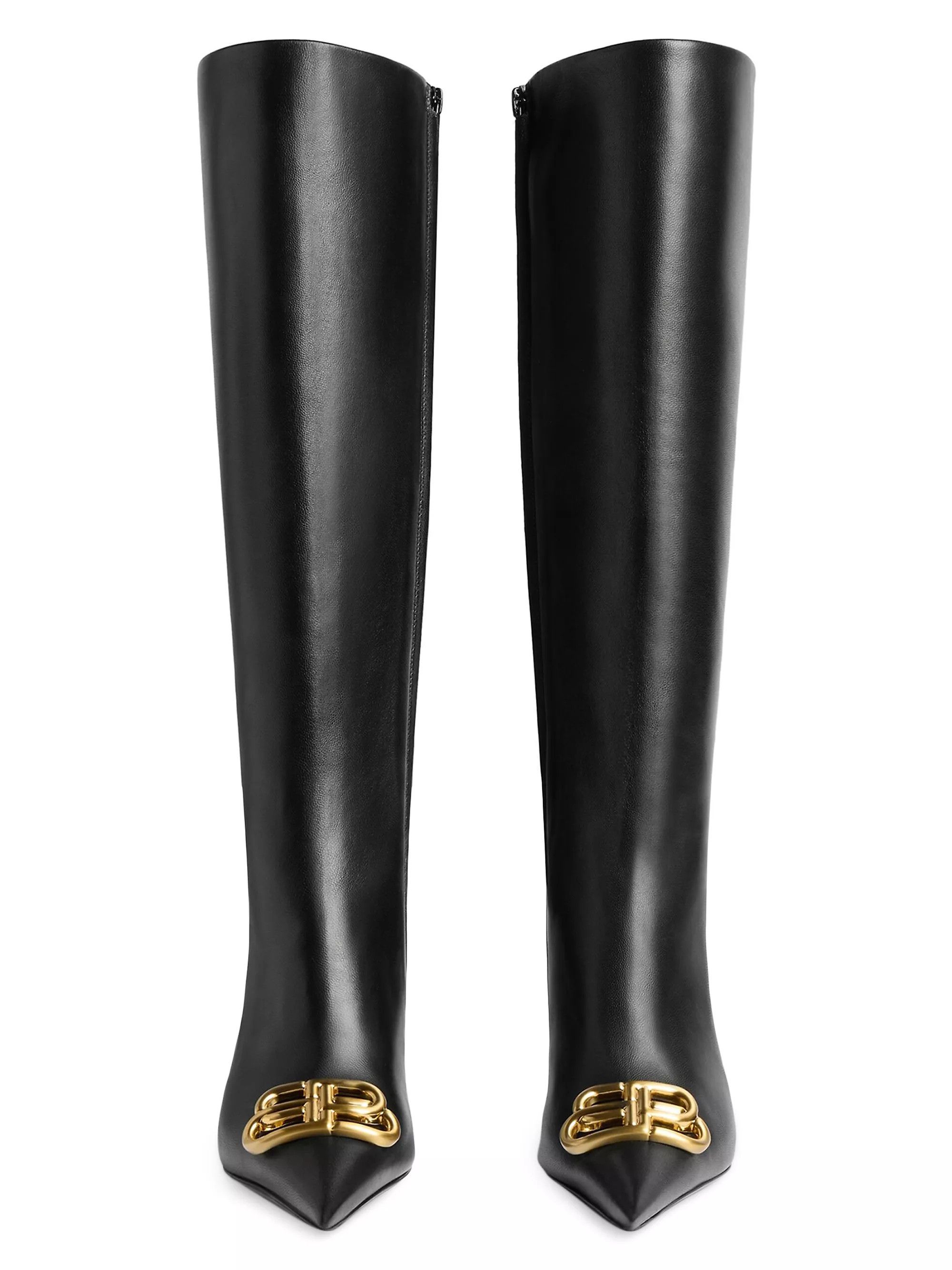 Balenciaga o1mt1gz0325 Square Knife BB 80mm Boots in Black Size US 9 / IT 39 - 3 Thumbnail