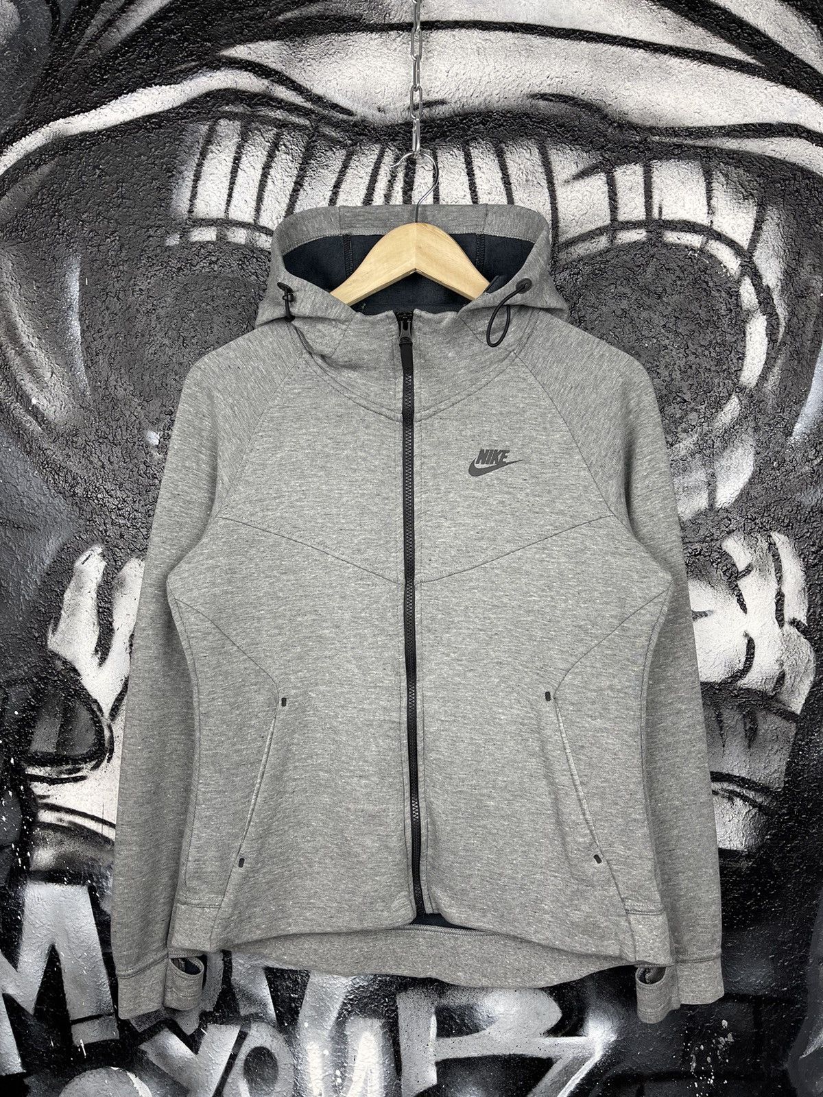Nike Nike Sportswear Tech Fleece Grey Windrunner Full Zip Hoodie Women’s Size Medium Size M / US 6-8 / IT 42-44 - 6 Thumbnail