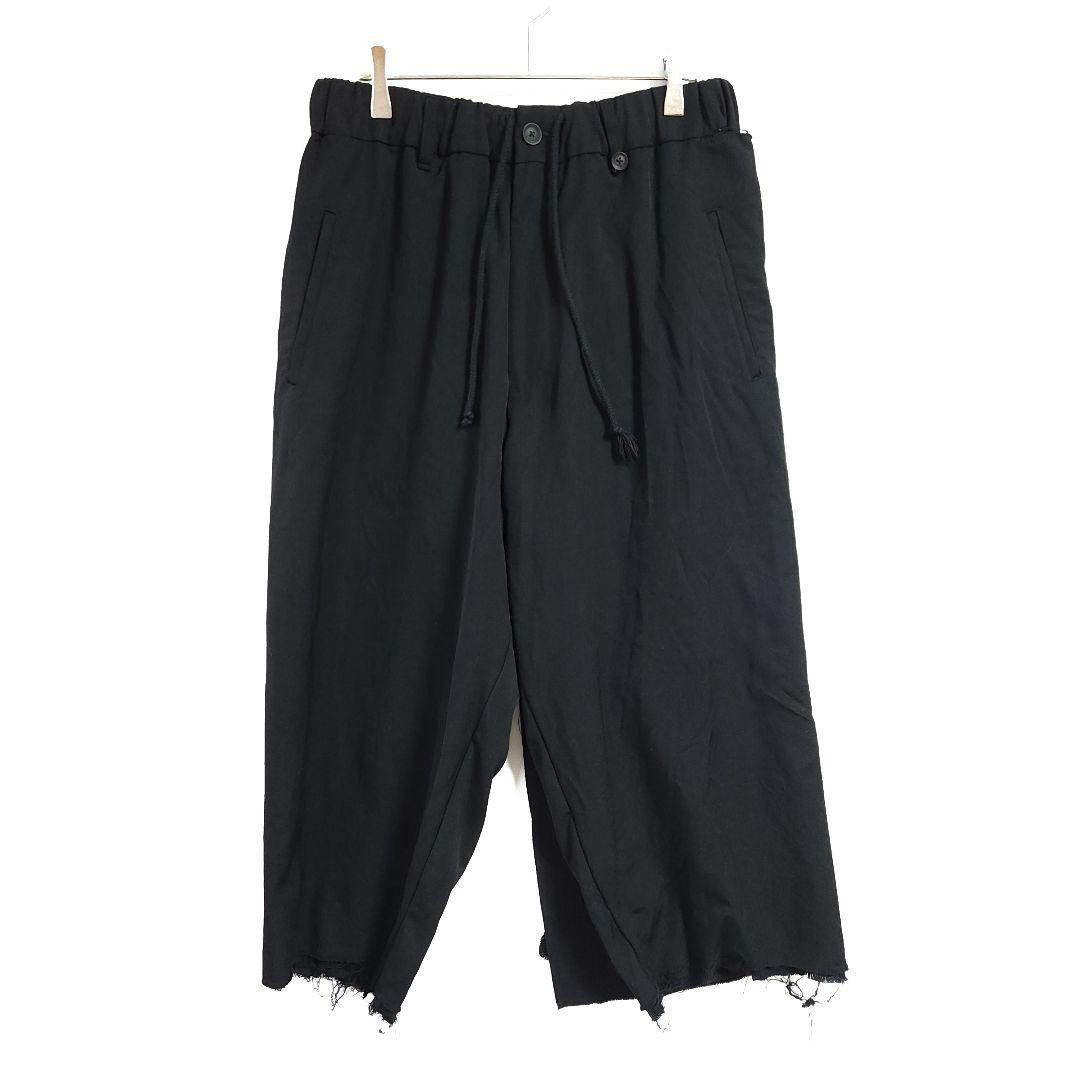 image of Yohji Yamamoto Pour Homme 20Aw Mie Wrap Pants in Black, Men's (Size 29)