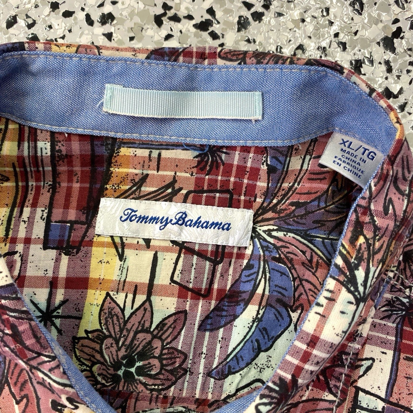 Tommy Bahama Tommy Bahama Shirt Men XL Floral Print Cotton Hawaiian Island Floral Beach Shirt Size US XL / EU 56 / 4 - 2 Thumbnail