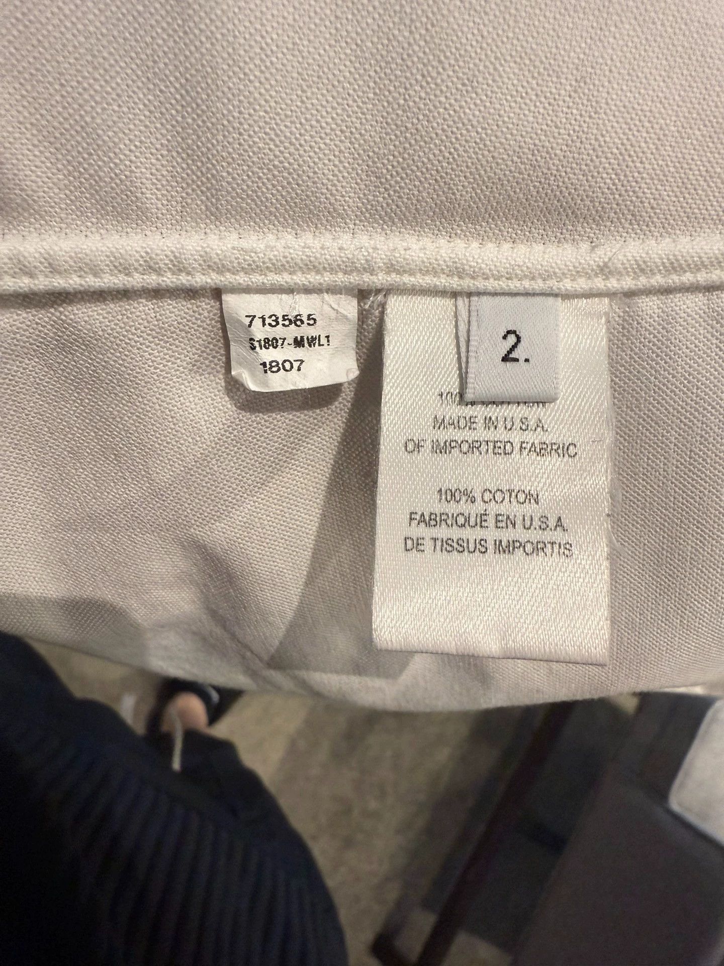 Thom Browne Thom Browne Tri-Color Arm Logo White Shirt Size 2 Size US M / EU 48-50 / 2 - 6 Thumbnail