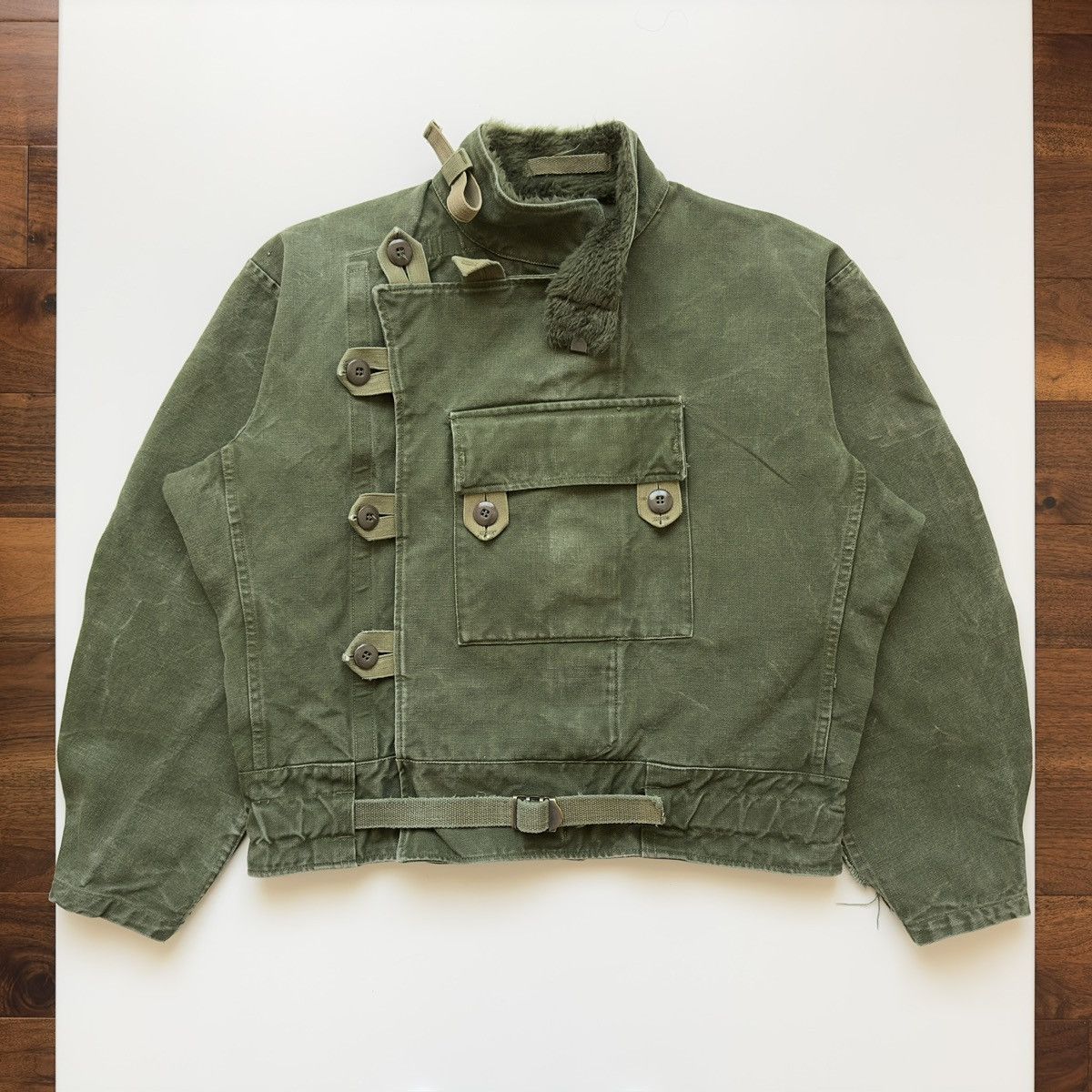 Swedish Army Motorcycle Jacket | Grailed