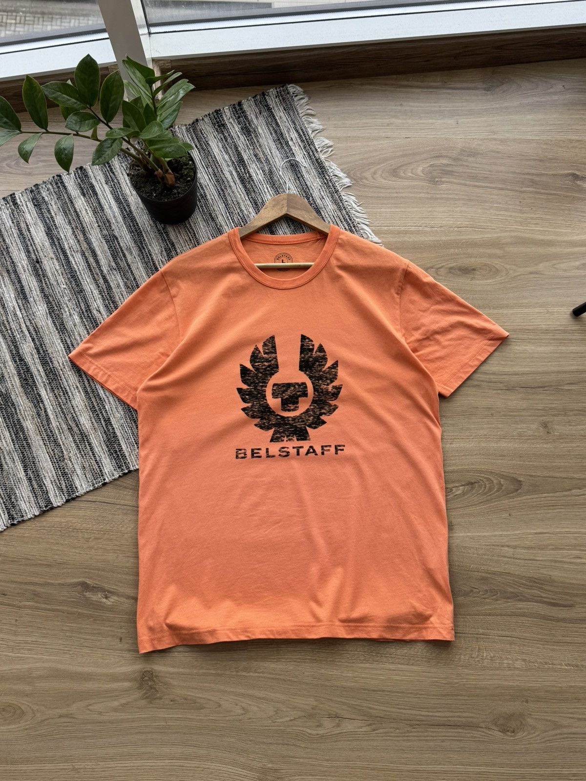 Belstaff BELSTAFF HEX PHOENIX COTTON T-SHIRT SIZE L MEN ORANGE Size US L / EU 52-54 / 3 - 1 Thumbnail