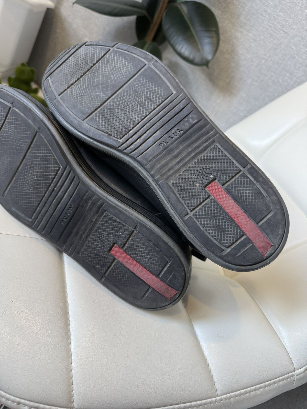Prada Prada Black Leather Chelsea Boots Ankle Elastic Panel Shoes Size US 8.5 / EU 41-42 - 22 Thumbnail