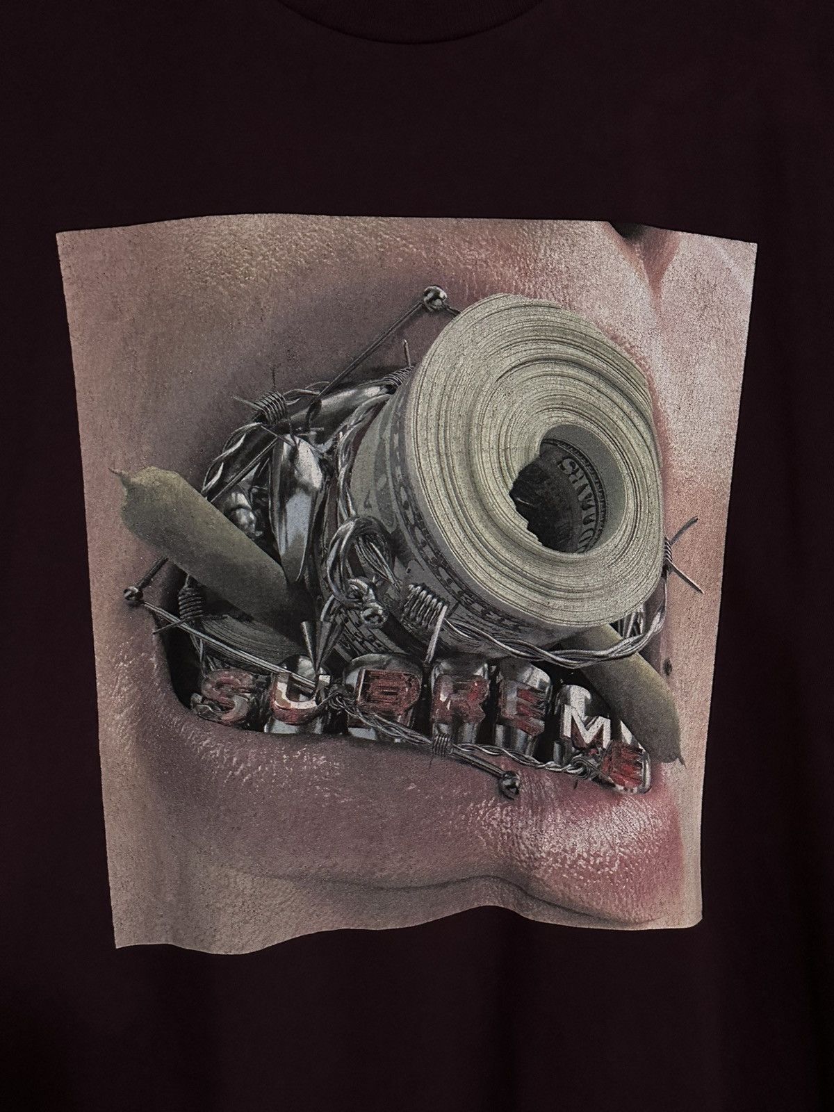 Supreme Supreme Braces Tee Size US XL / EU 56 / 4 - 2 Thumbnail