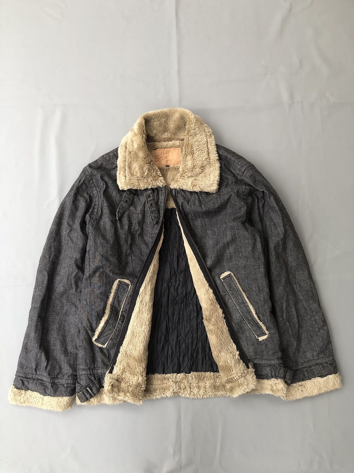 If Six Was Nine × Japanese Brand × KMRii Japanese Fur Jacket Never Seen Thing LGB Style Size US L / EU 52-54 / 3 - 2 Thumbnail