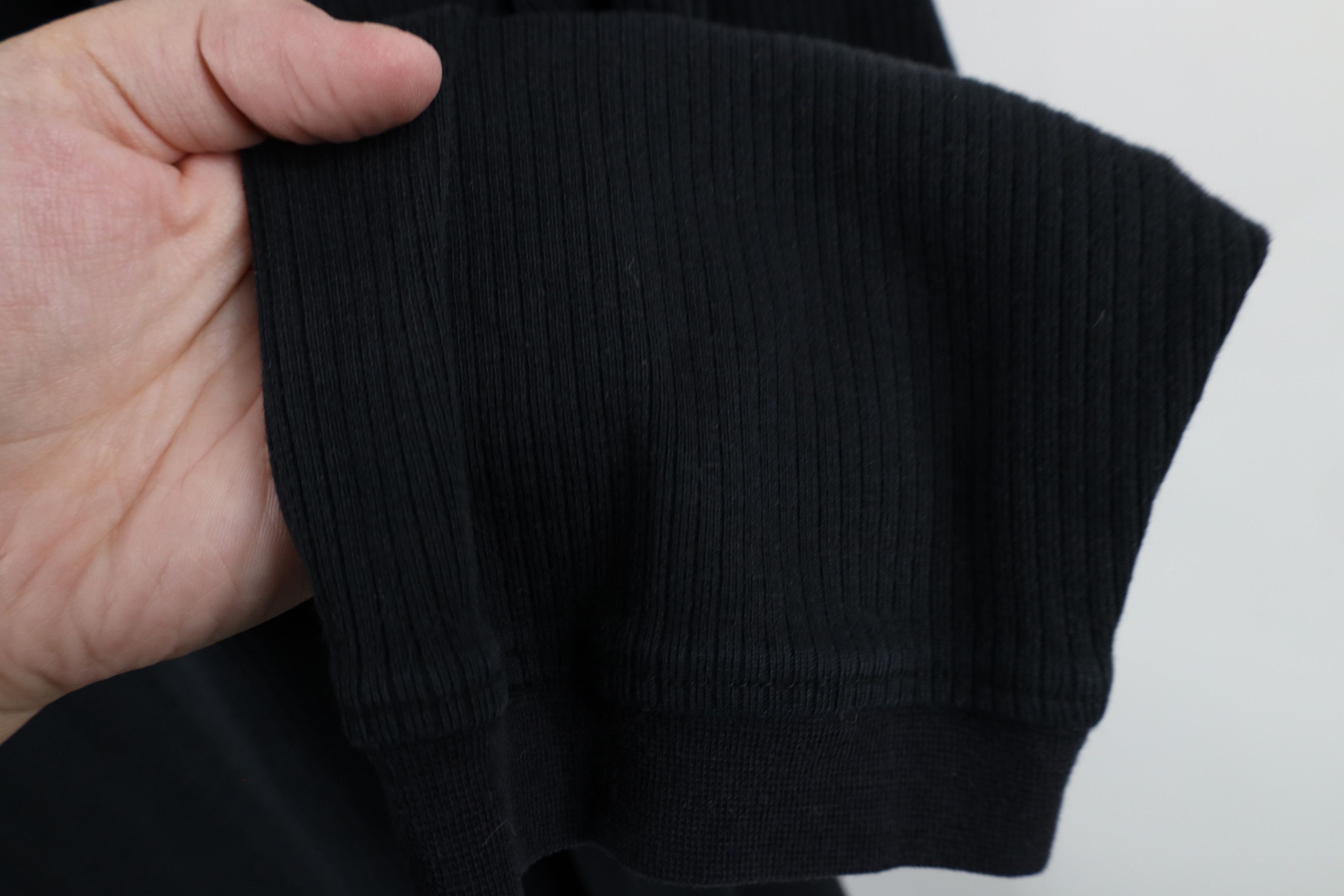 Vintage Vintage 90s Streetwear Knit Long Sleeve Rugby Polo Black Size US XXL / EU 58 / 5 - 6 Thumbnail